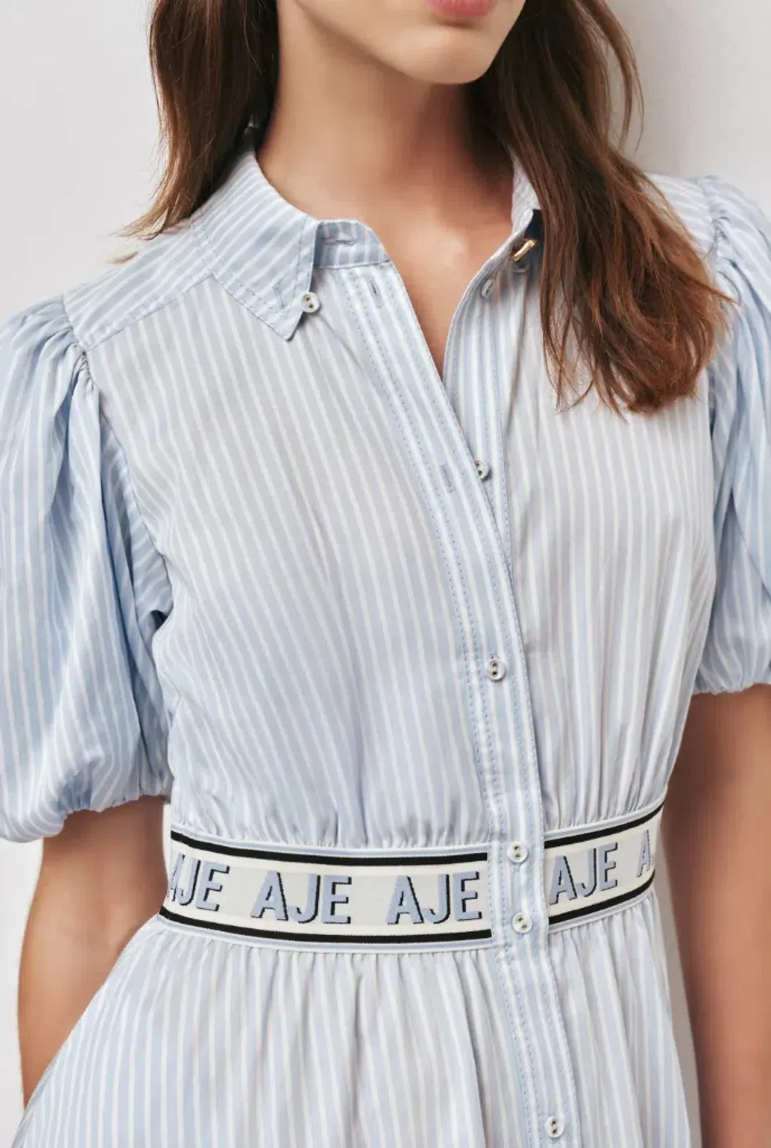 AJE Harling Logo Midi Dress 10 for rent on The Volte - main image