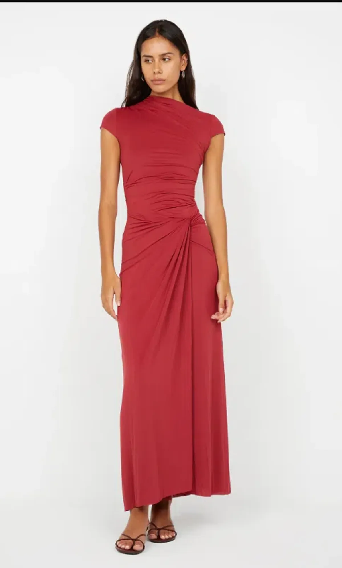 Bec and Bridge Susie Maxi Twist Dress in Cherry Red Size 8 AU / S - Image 2