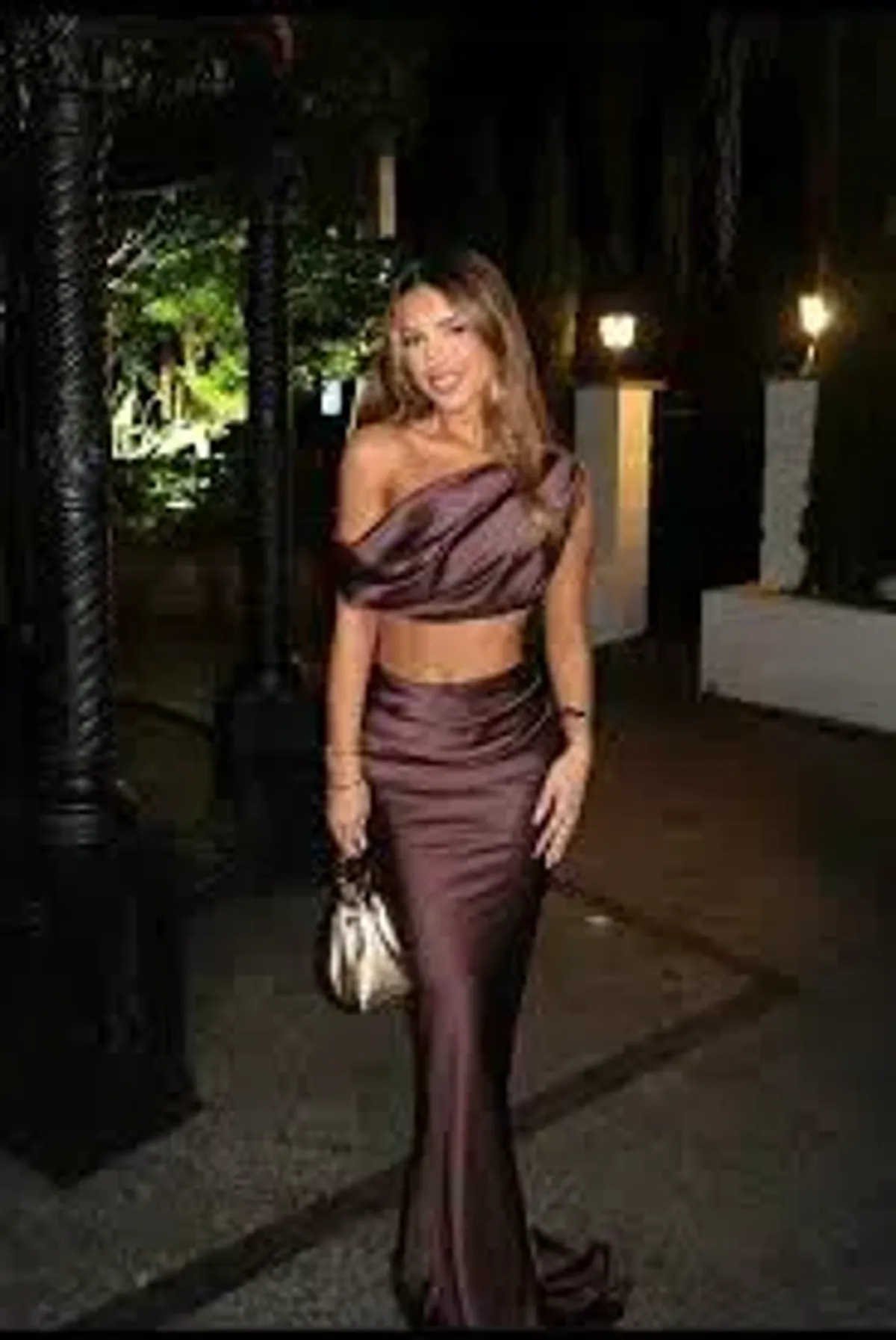 Effie Kats Perez Top & Skirt - Chocolate Size 8/Small - Image 2