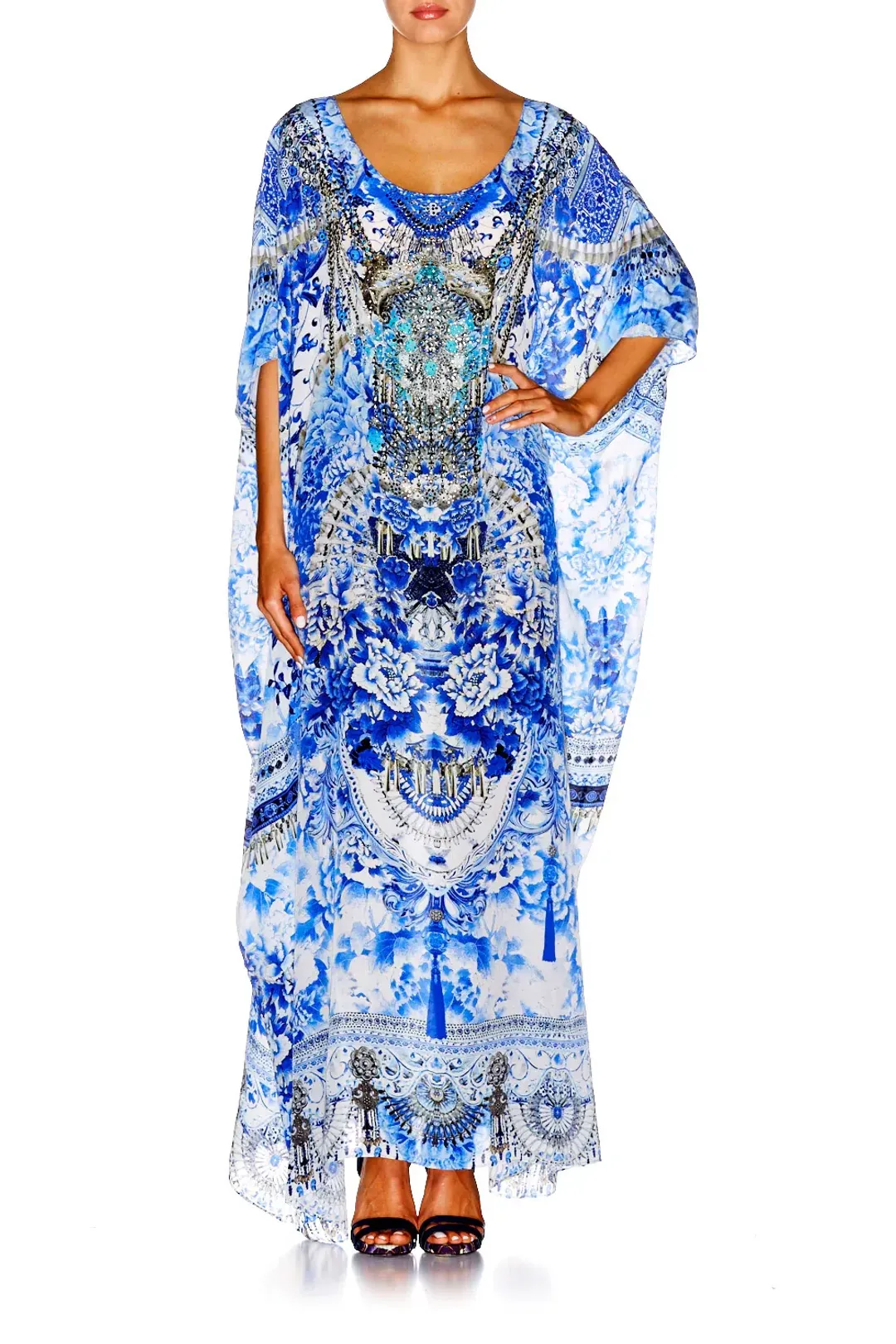 Camilla Poets Sanctuary Kaftan Print One Size for rent on The Volte - main image