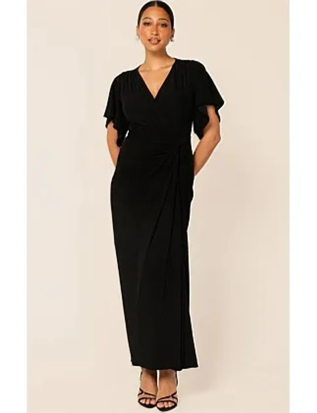 Sacha Drake THE EMPORIUM MAXI DRESS Black Size 14 for rent on The Volte - main image