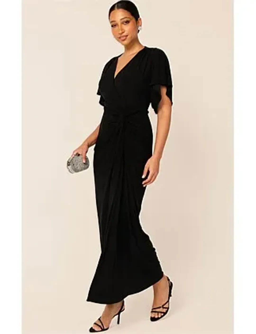 Sacha Drake THE EMPORIUM MAXI DRESS Black Size 14 for rent on The Volte - main image
