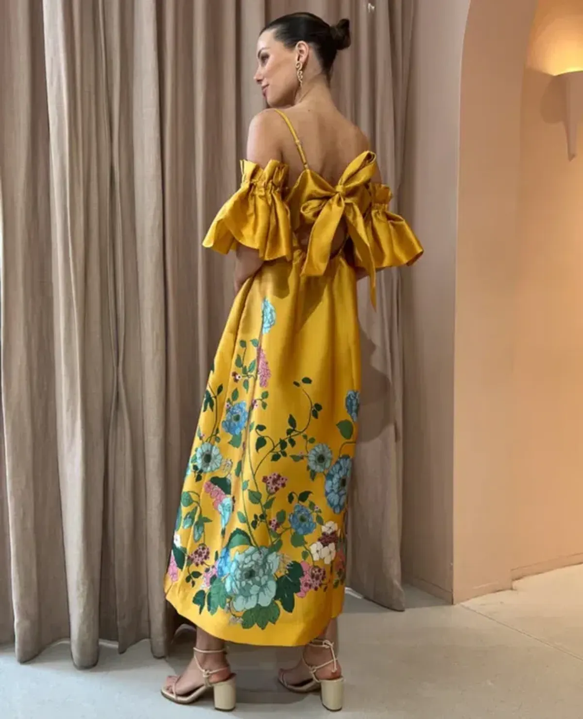 Alemais Dana Midi Dress Marigold Size 10 - Image 2