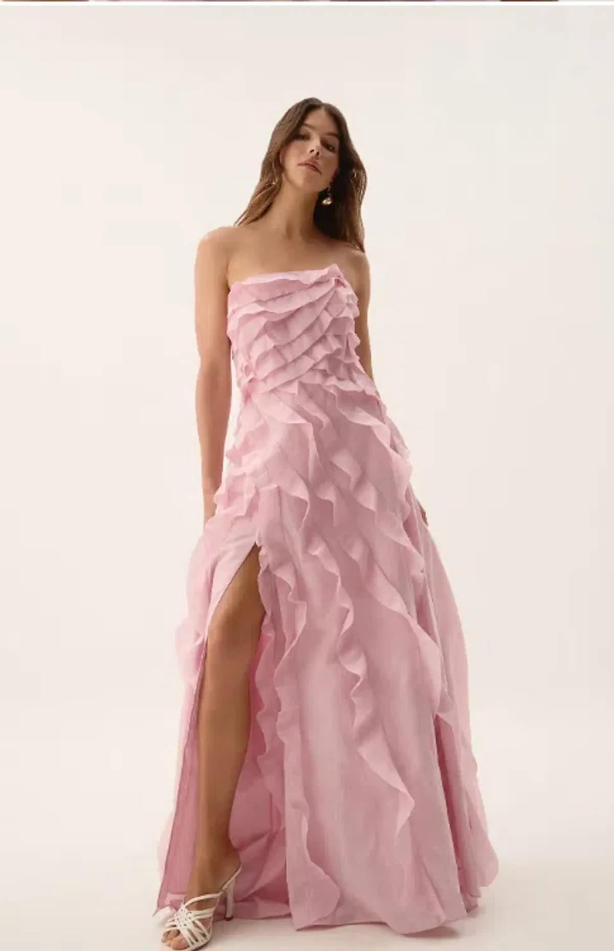 Aje Allairie Maxi Gown - Chalk Pink - Image 4