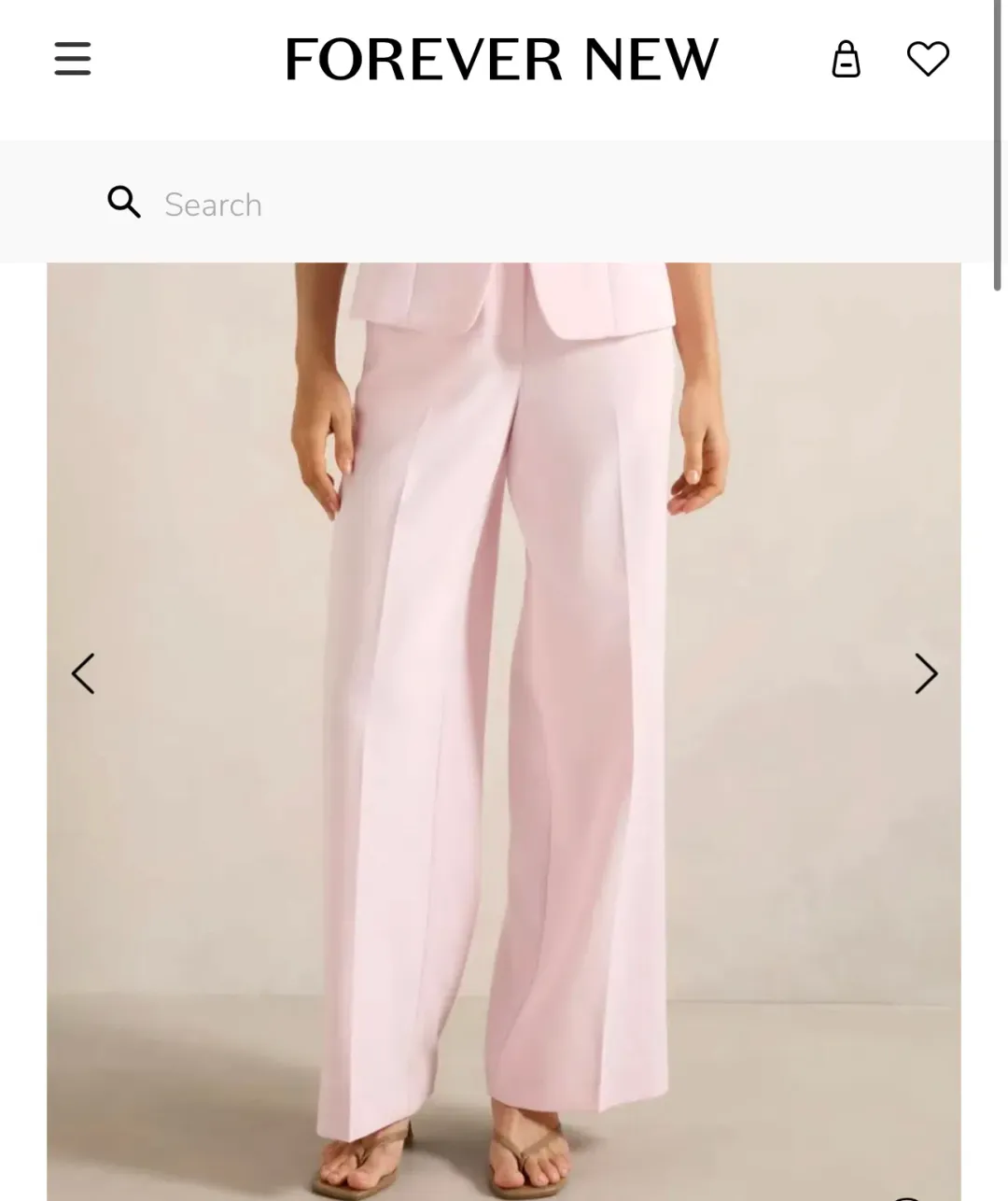 Forever New matching pink suit set  for rent on The Volte - main image