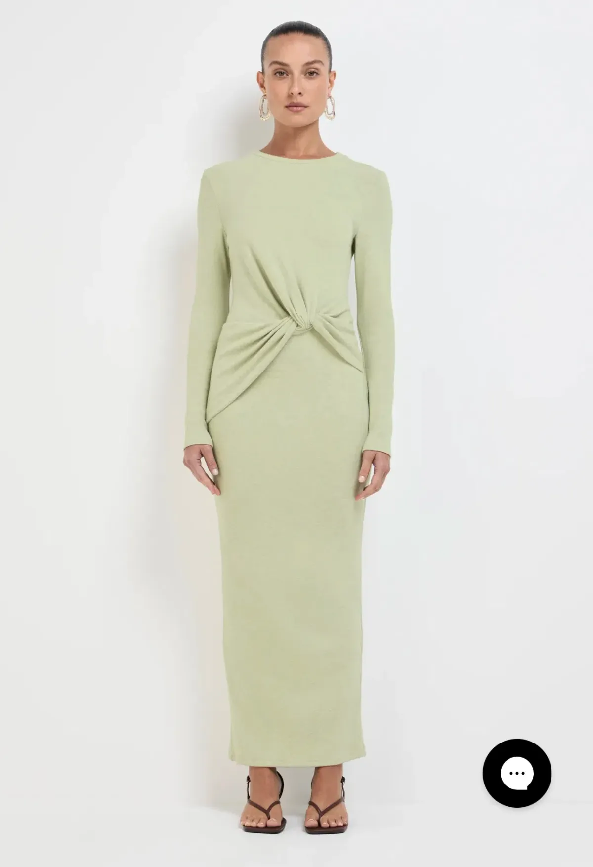 Sheike Elza Green Maxi Dress - Image 4