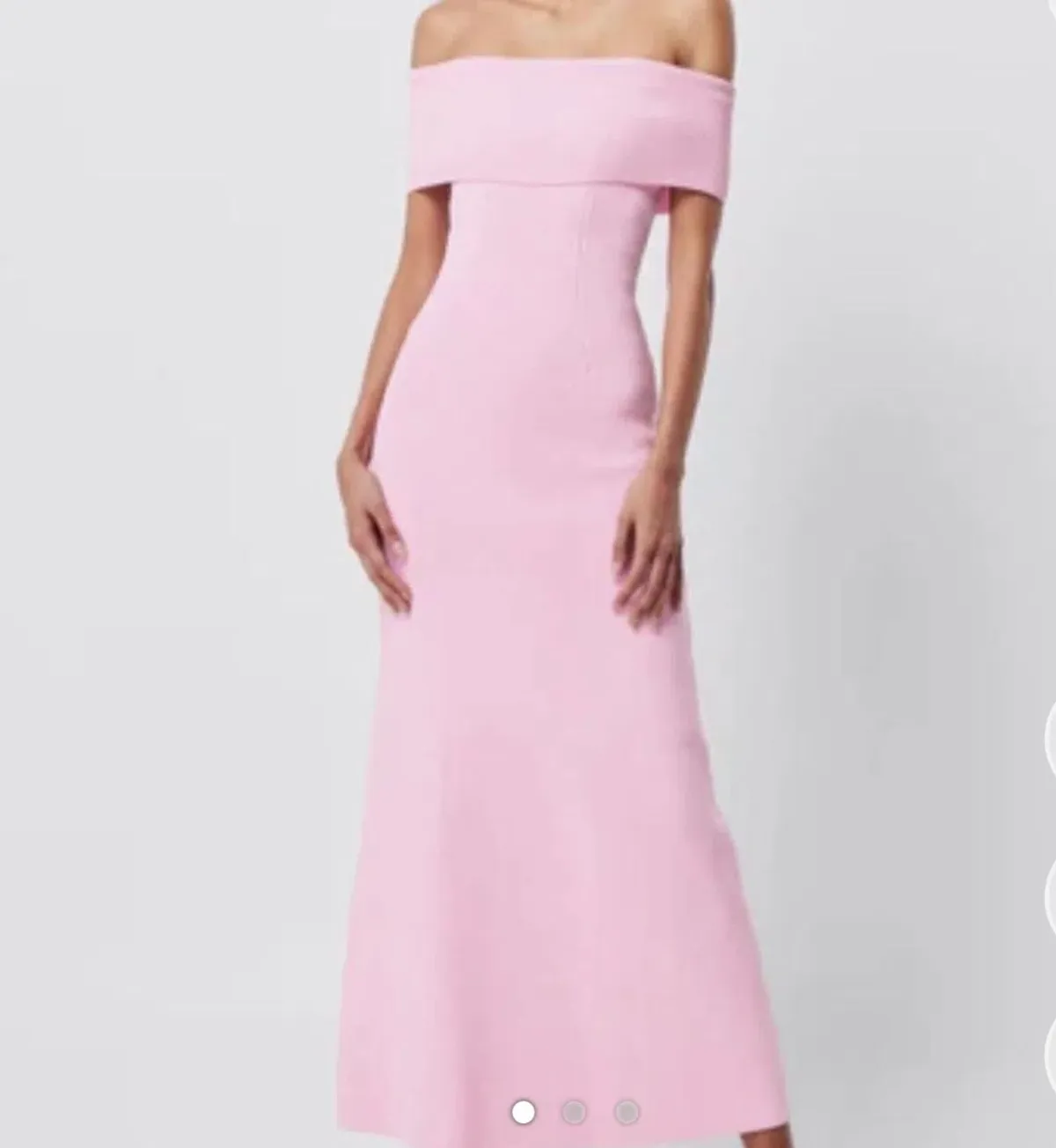 Mossman Monaco off shoulder pink dress  - Image 3