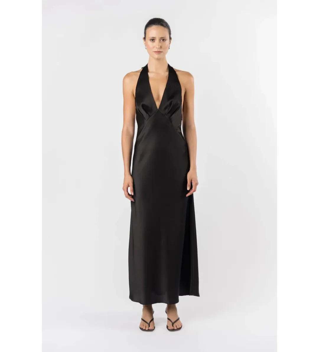 One Fell Swoop Cloe' Maxi Dress Obsidian Size AU 8 for rent on The Volte - main image