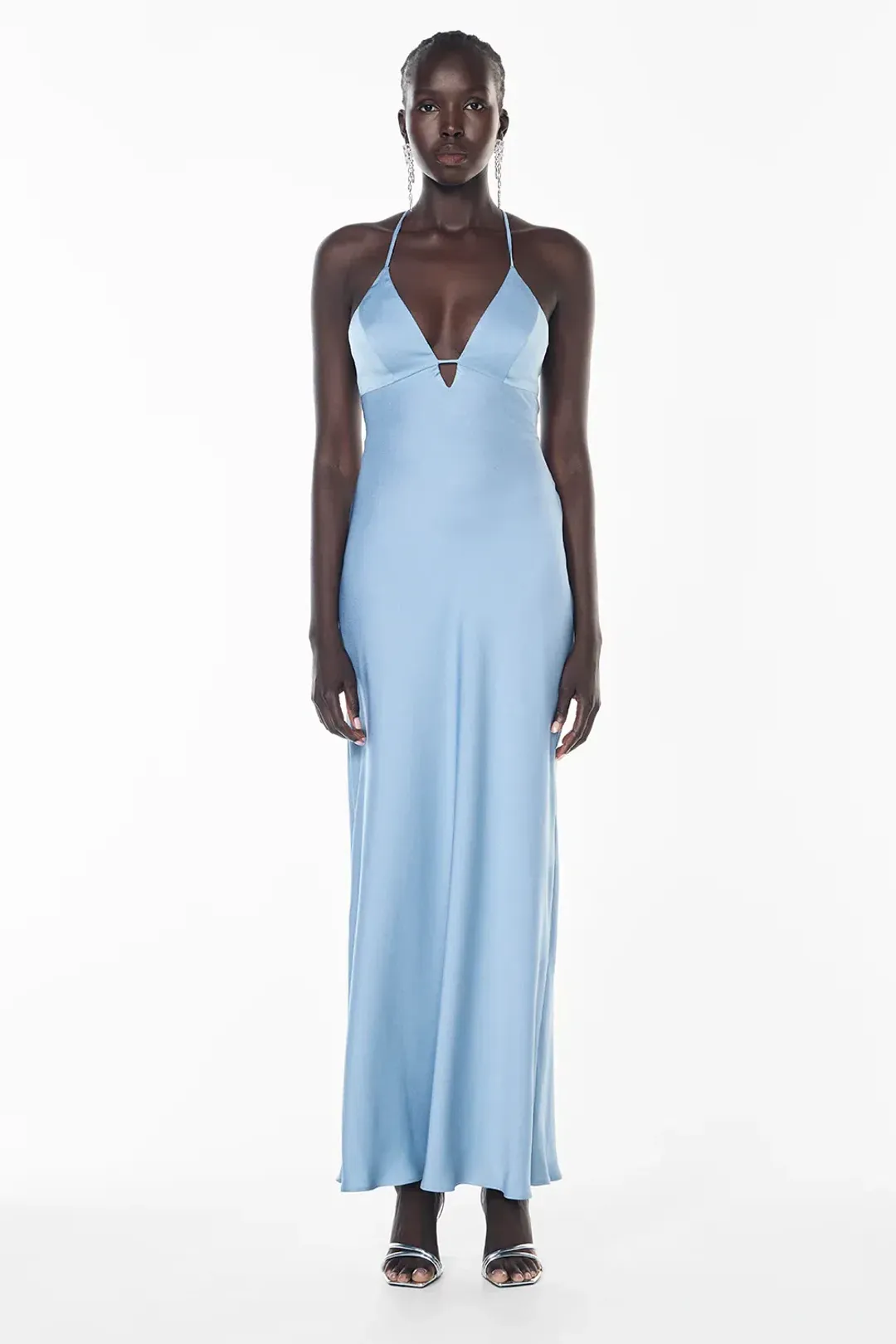 Manning Cartell Time To Shine Slip Dress Powder blue Size 12 for rent on The Volte - main image