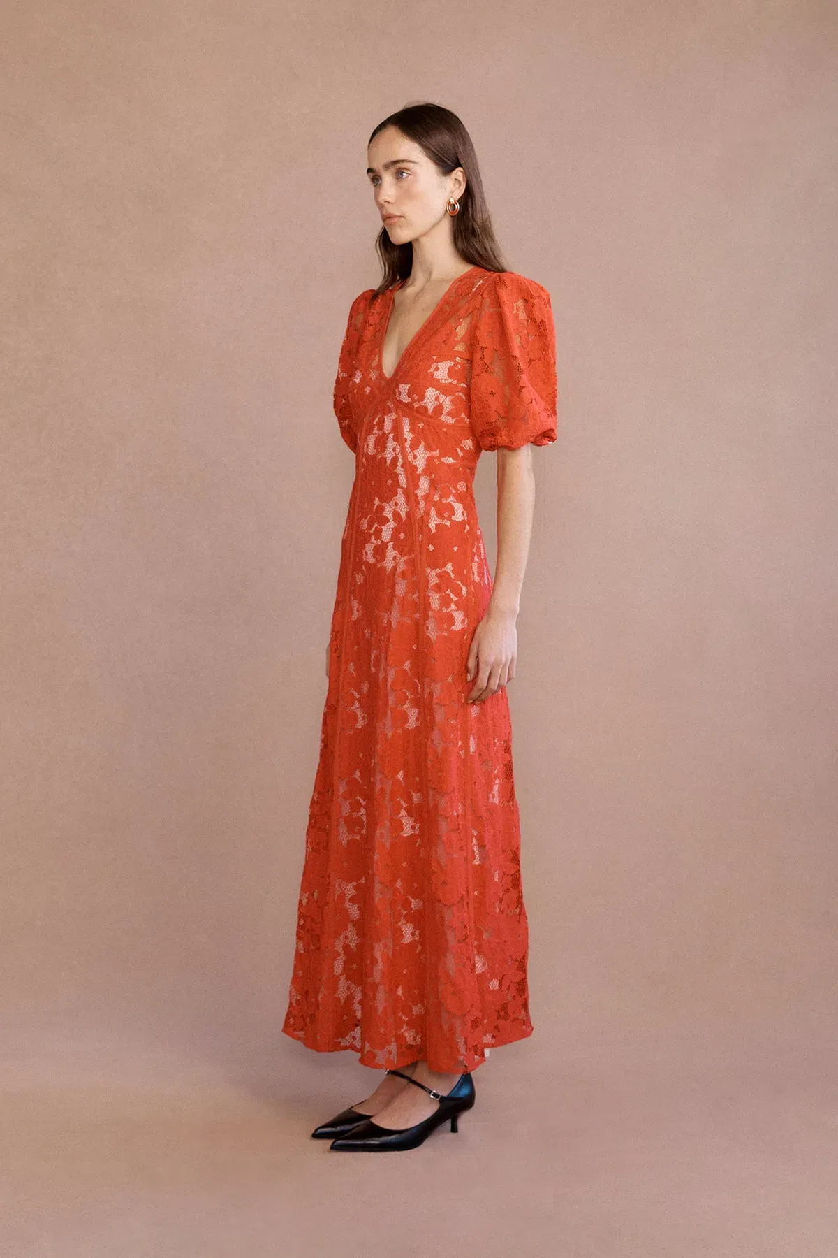 Lovaan Adeline Dress Cherry Size 14 - Image 2