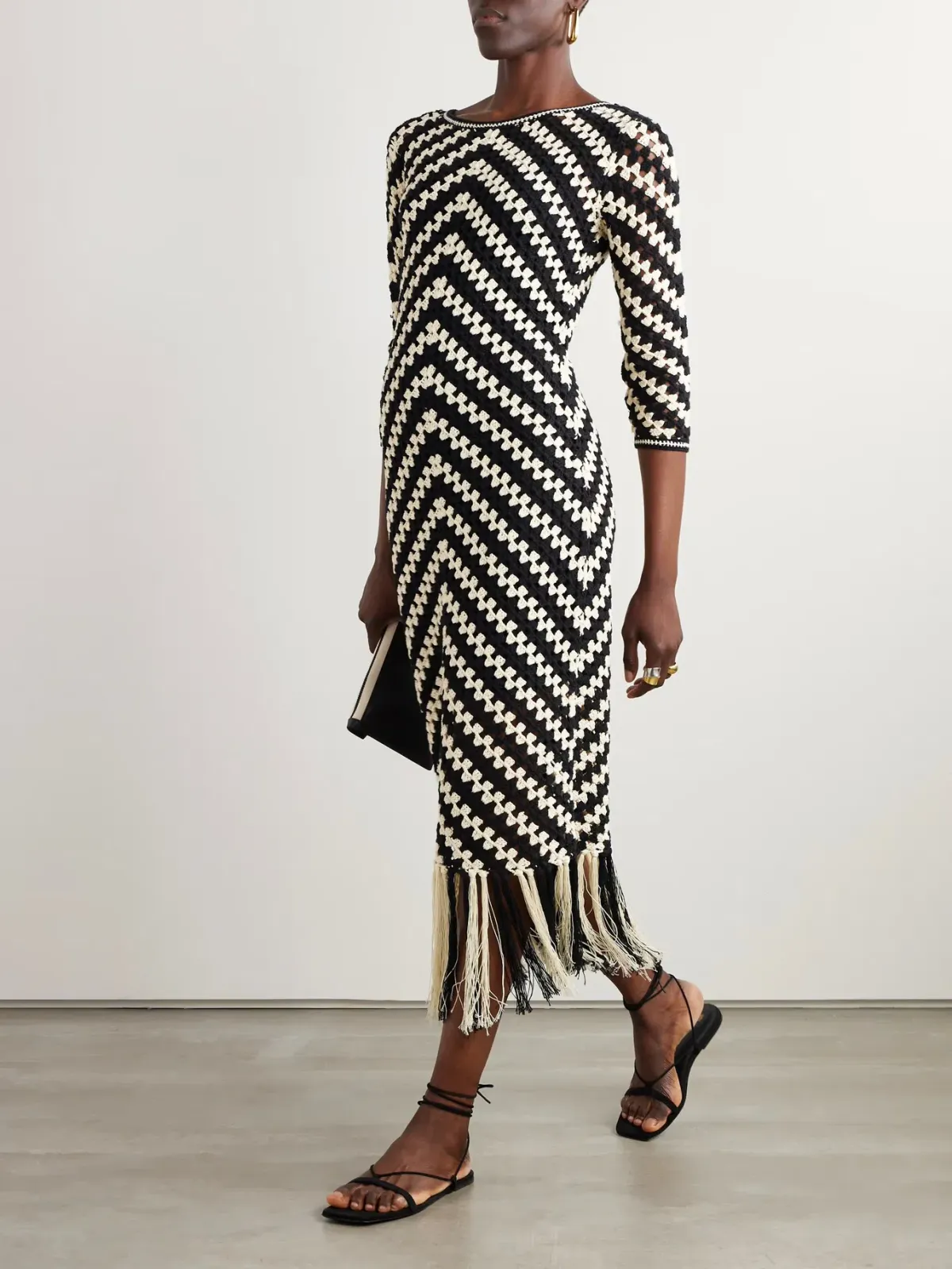 ZIMMERMANN Halliday Hand Crochet Dress (Size AU12) - Image 2