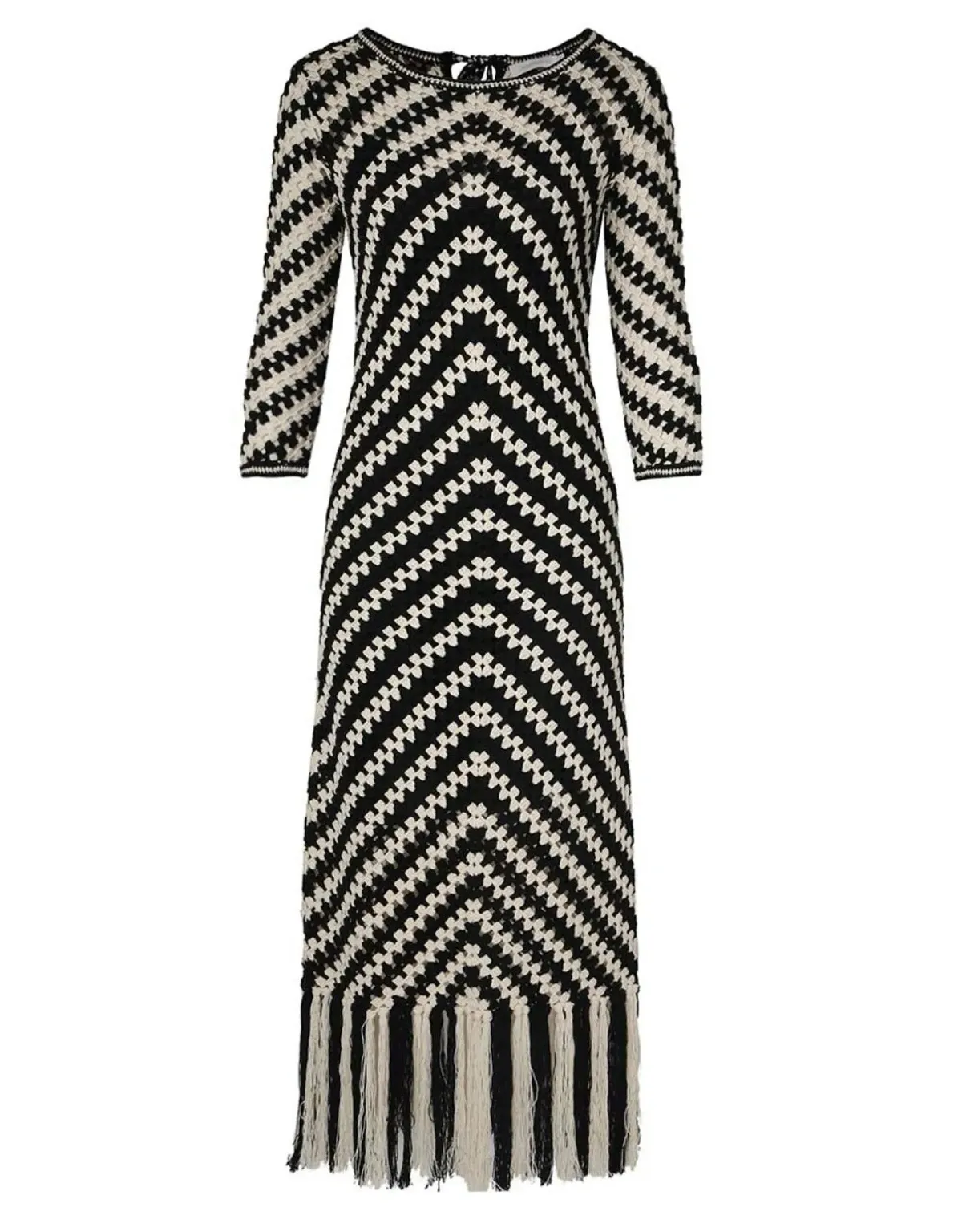 ZIMMERMANN Halliday Hand Crochet Dress (Size AU12) - Image 4