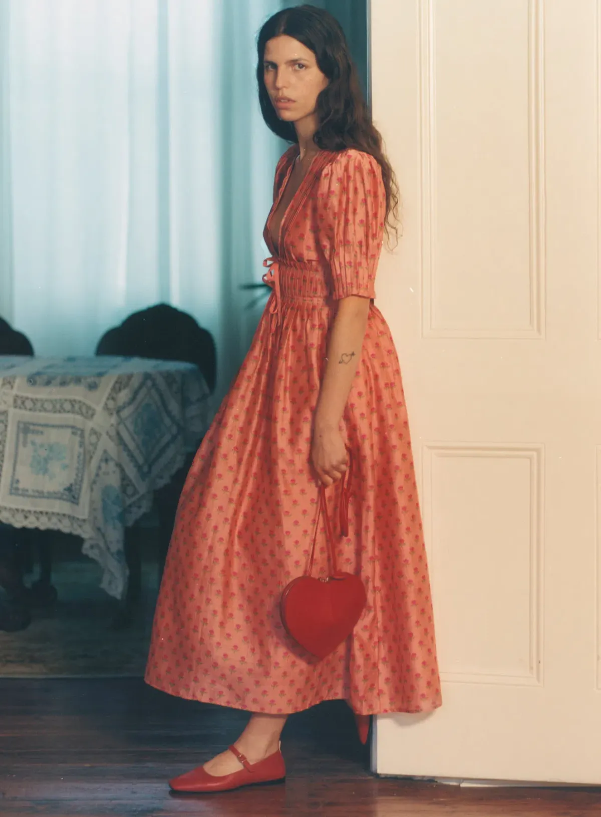  Lovaan Boehm Dress Tiny Rose Size 12 - Image 5