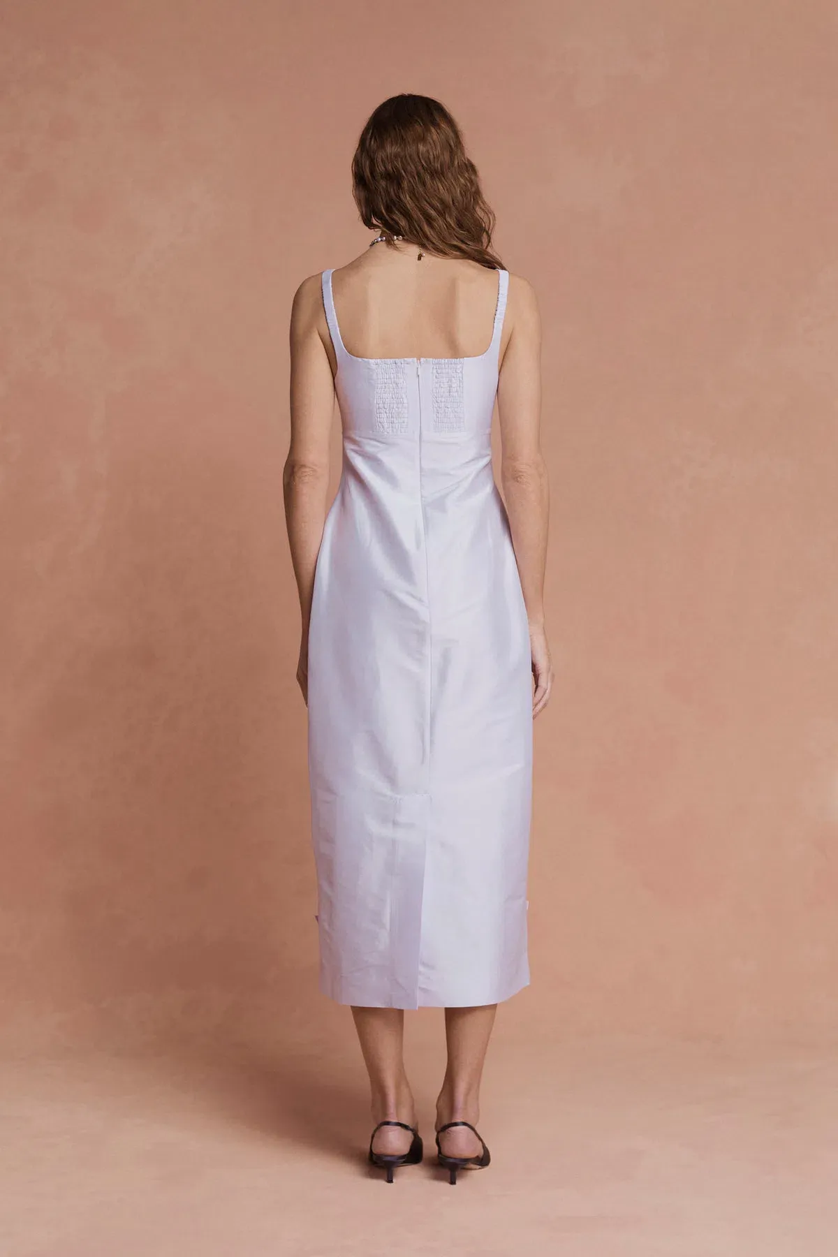 Lovaan Camilla Dress Lilac Size 14 - Image 3