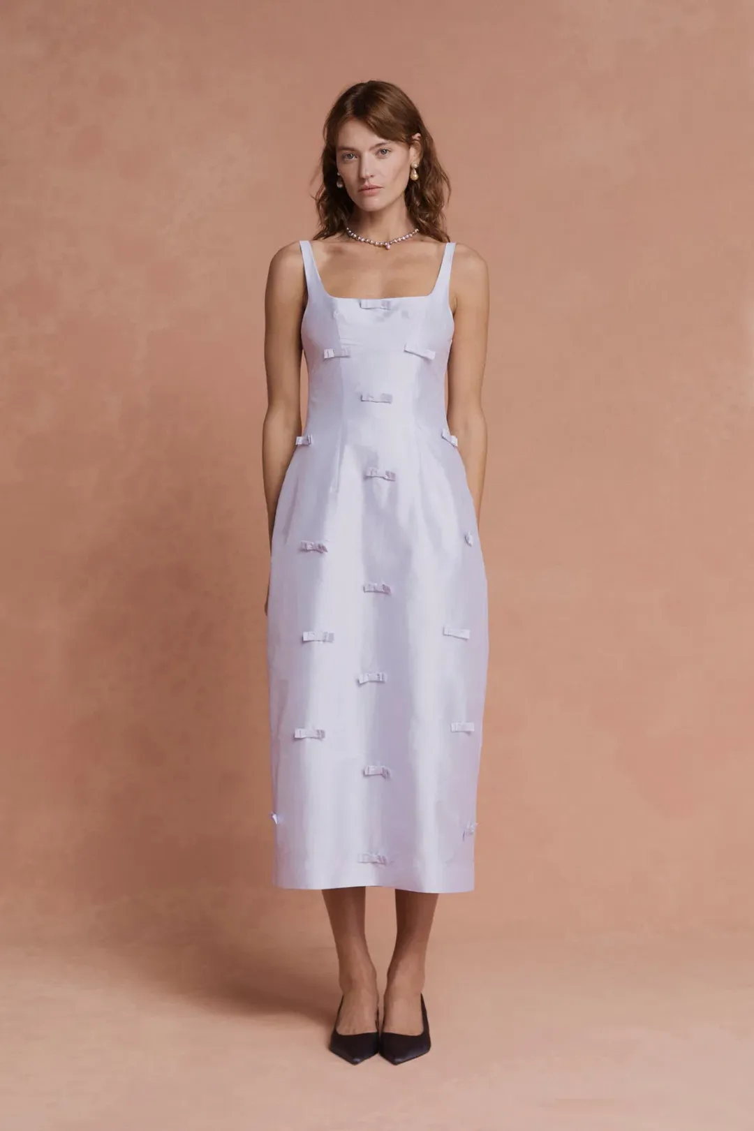 Lovaan Camilla Dress Lilac Size 14 for rent on The Volte - main image