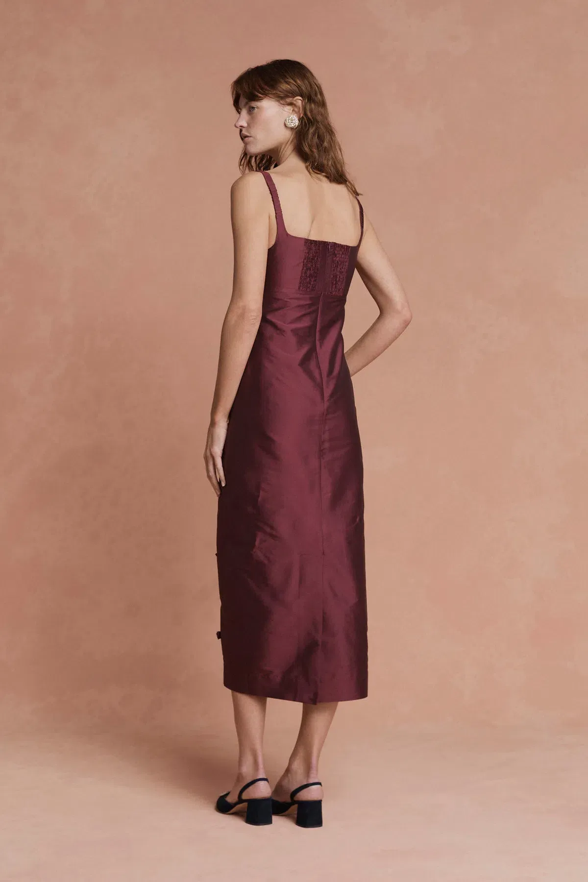 Lovaan Camilla Dress Plum Size 14 - Image 3