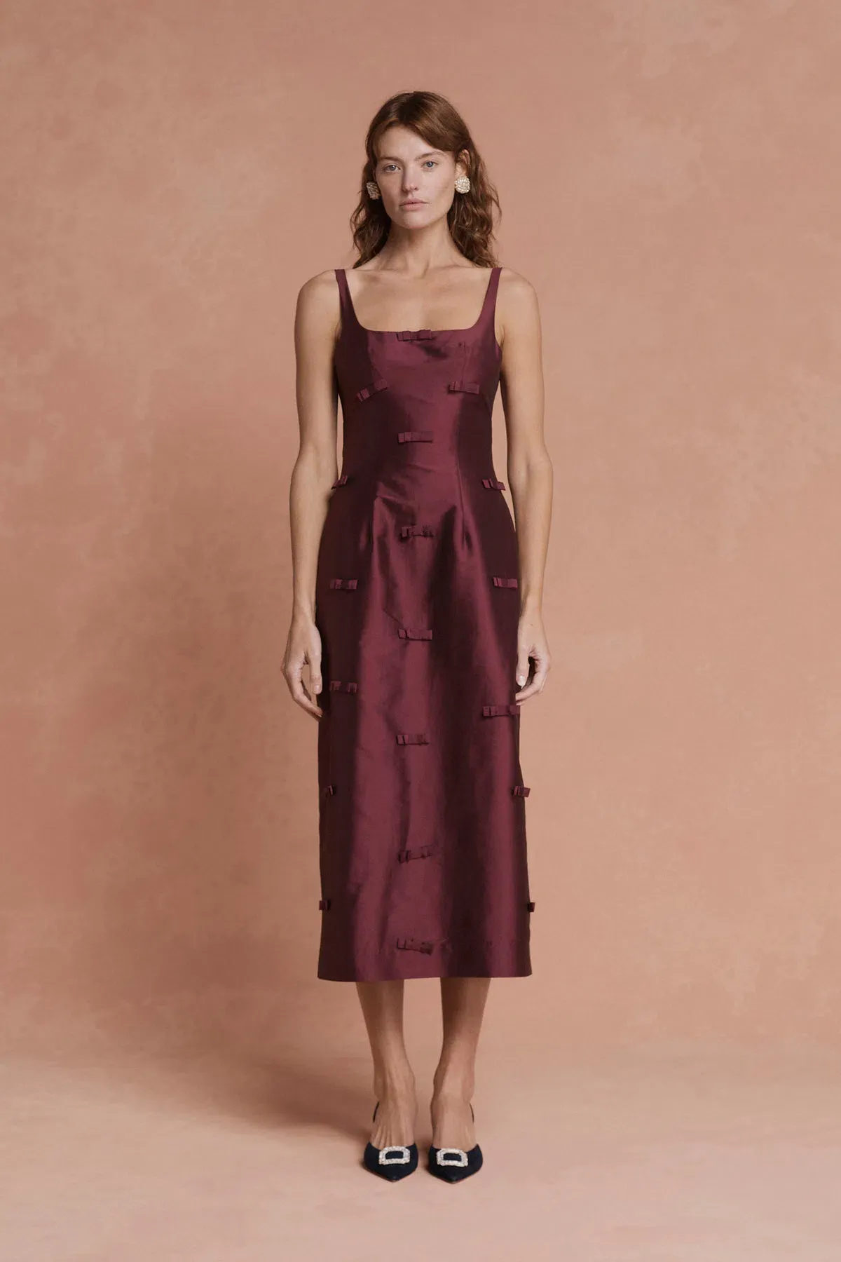 Lovaan Camilla Dress Plum Size 14 - Image 1
