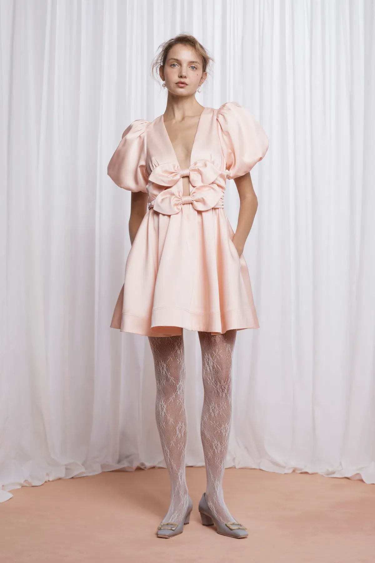 Lovaan Devon Mini Dress Pink Size 8 - Image 1