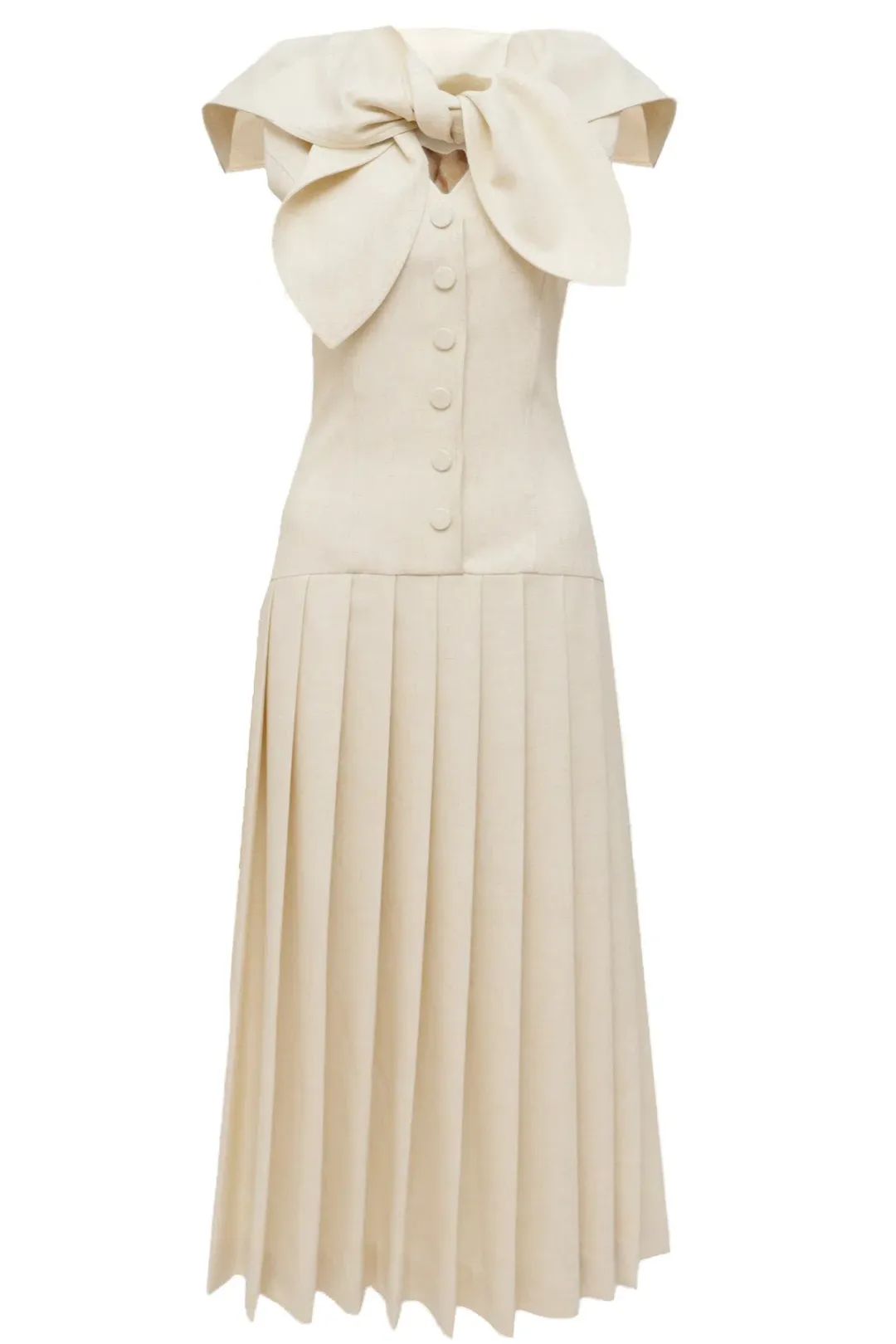 Lovaan Elly Dress Butter Size 12 for rent on The Volte - main image