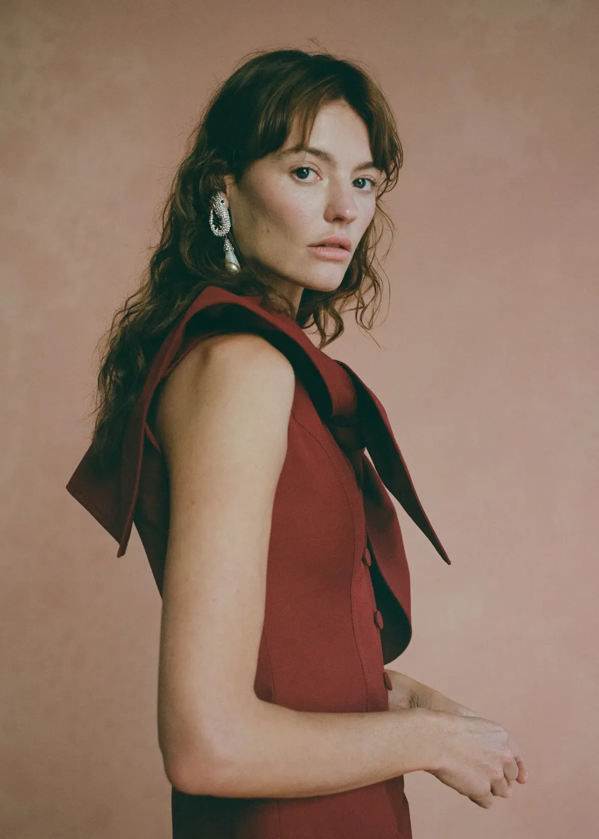 Lovaan Elly Mini Dress Garnet Size 12 - Image 3