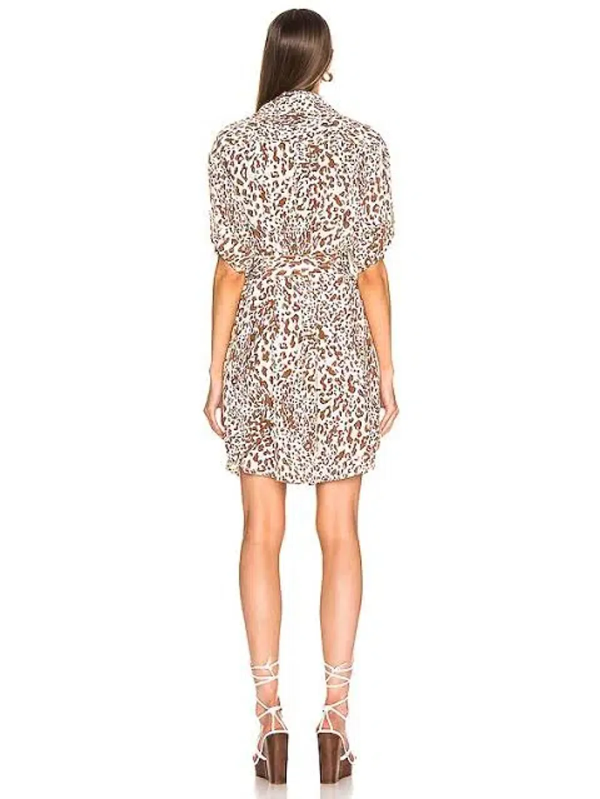 Zimmermann Utility Short Leopard Print Silk Dress | Size OP AU 6 - Image 2
