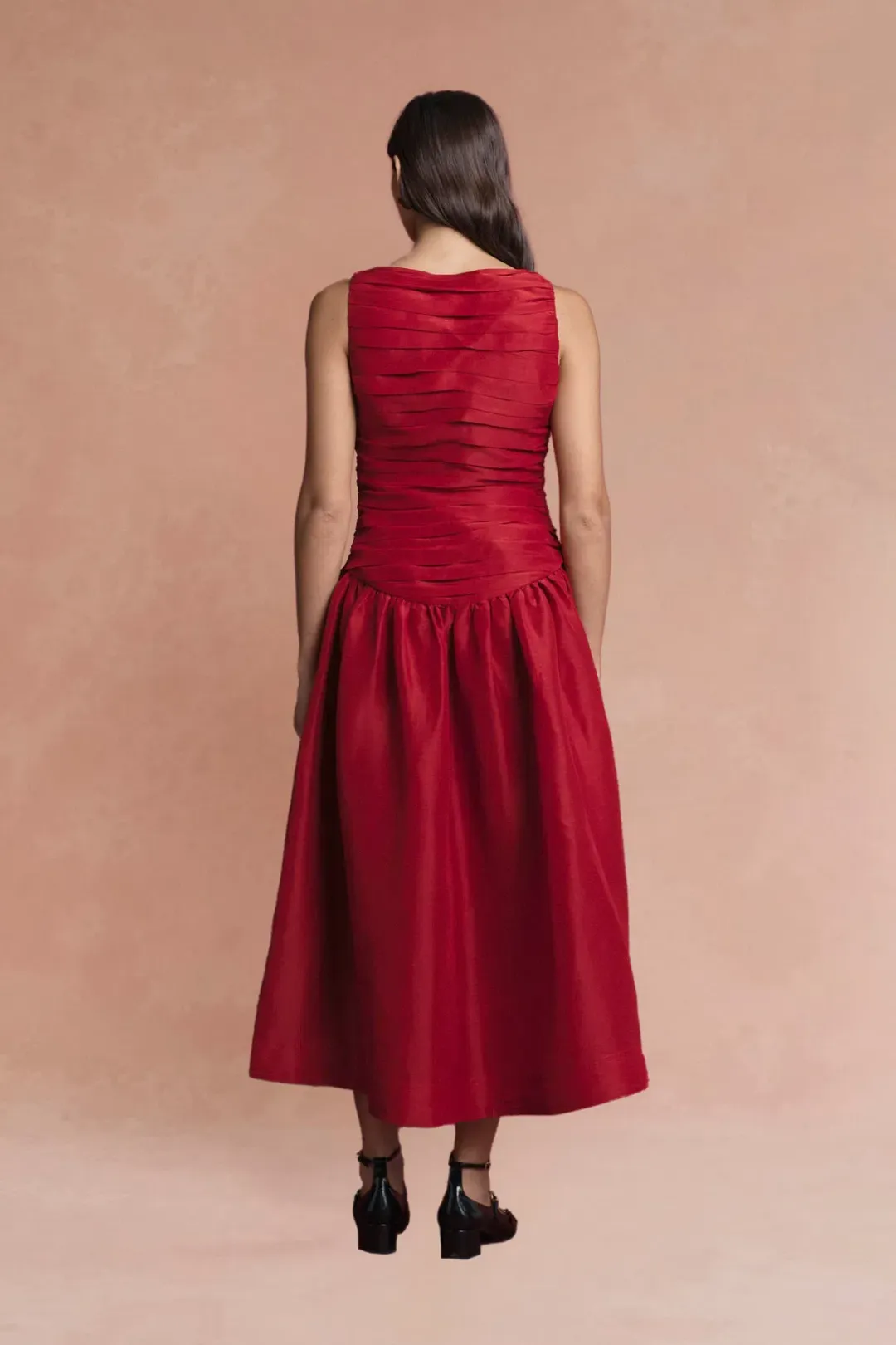 Lovaan Val Dress Ruby Size 8 for rent on The Volte - main image