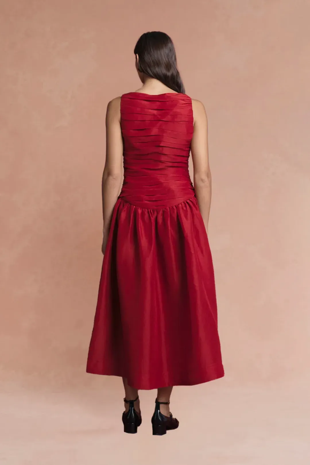 Lovaan Val Dress Ruby Size 10 for rent on The Volte - main image