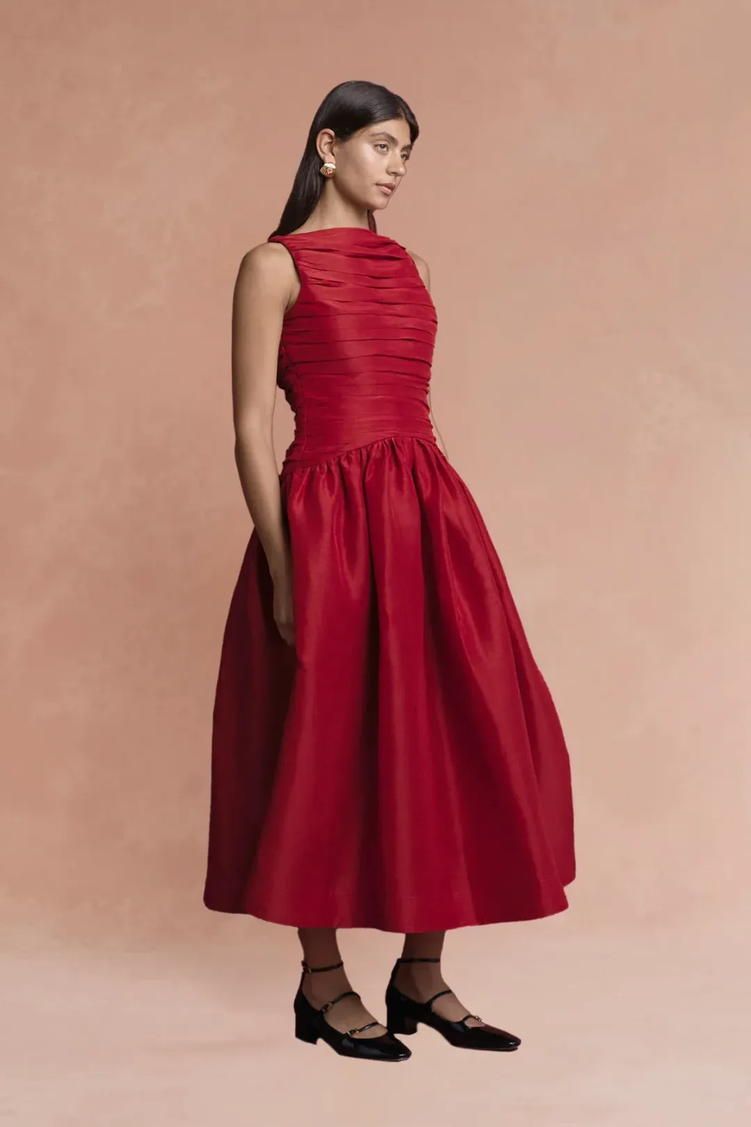 Lovaan Val Dress Ruby Size 14 for rent on The Volte - main image