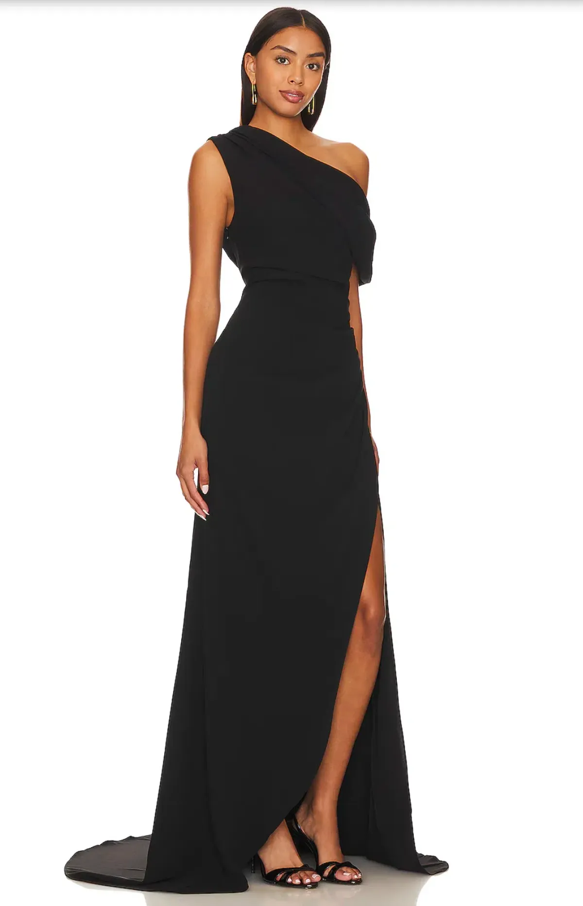 Elliatt Isadora Off the Shoulder Maxi Gown in Black size XXL/16 - Image 4