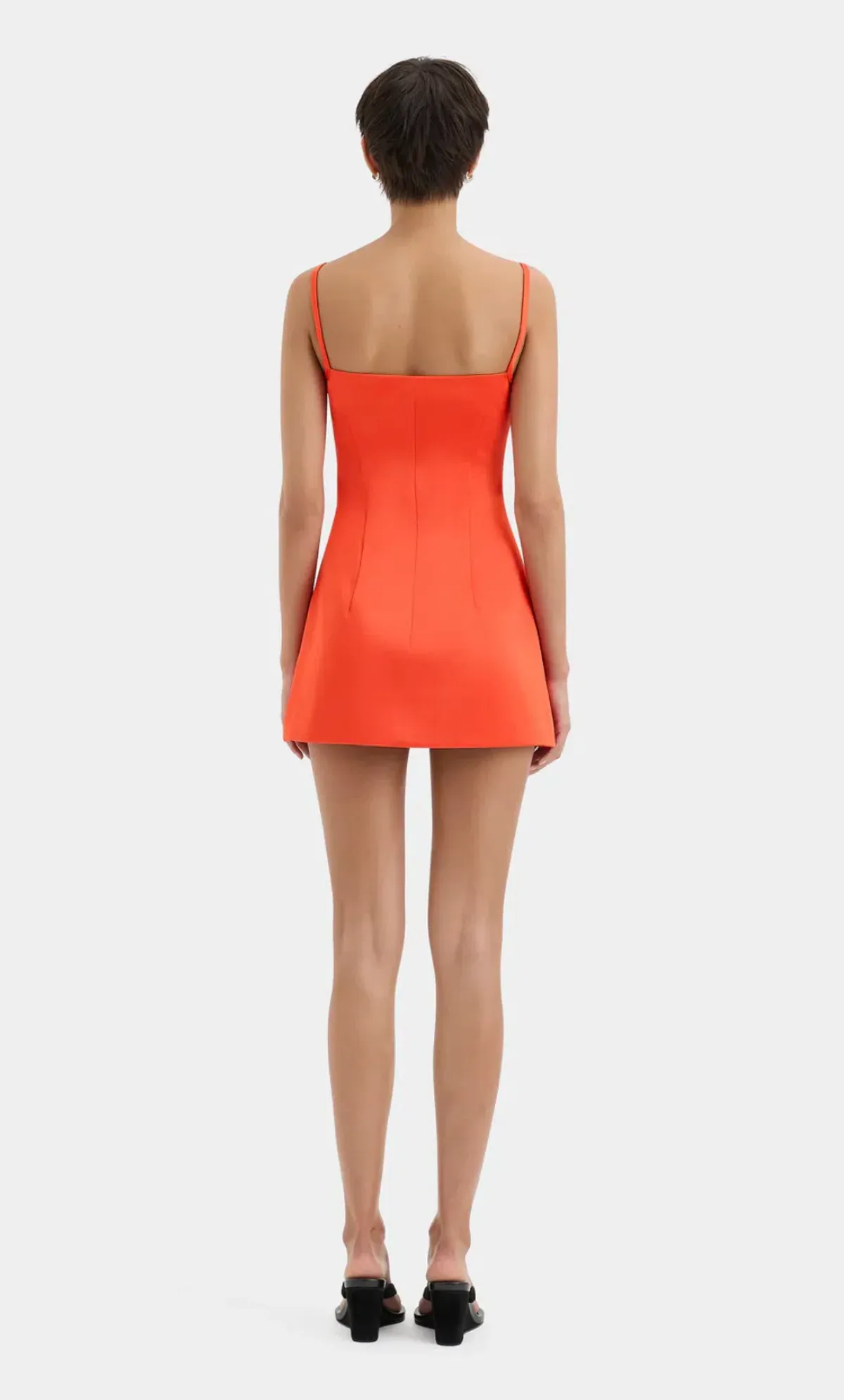 Sir Poppy Contoured Mini Dress Tangerine Size 0 / Aus 8 - Image 4