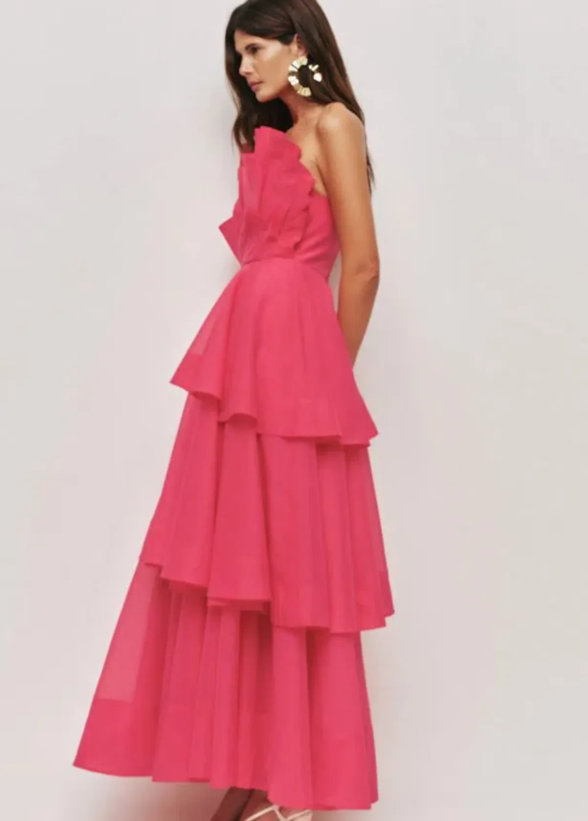 Aje Selestia Gown in Pink Magenta Size 8 - Image 1