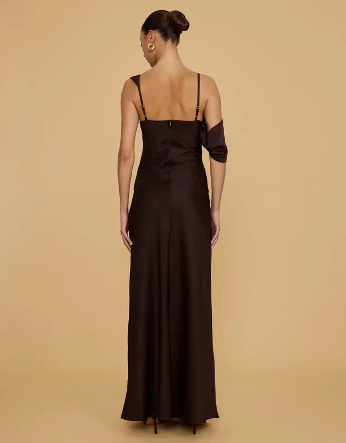 Chancery Summer Dress - chocolate- size 6/8 - Image 2