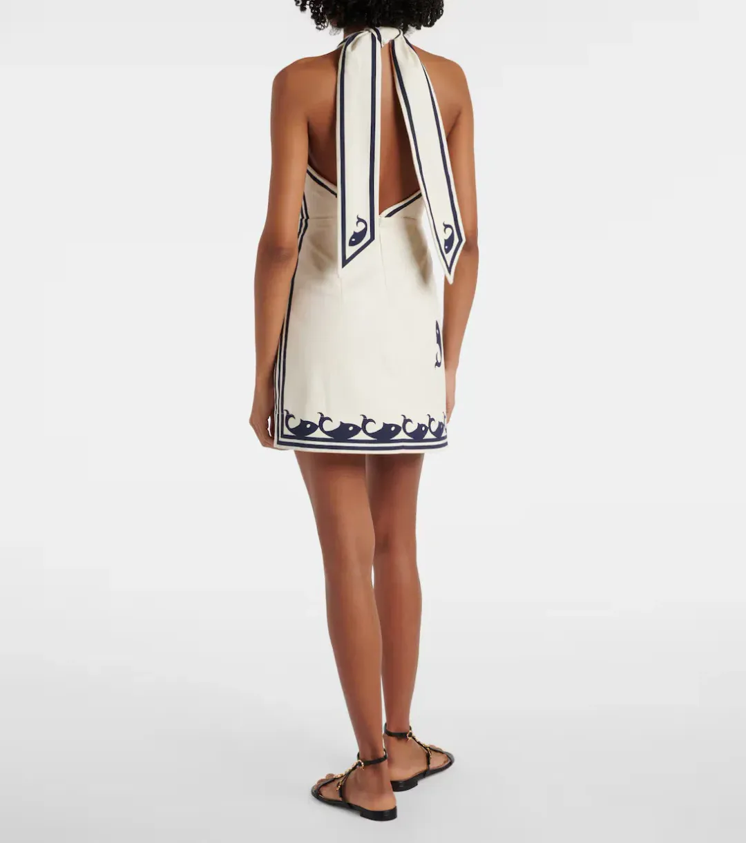 ALEMAIS Marine Mini Dress Cream 10 AU for rent on The Volte - main image