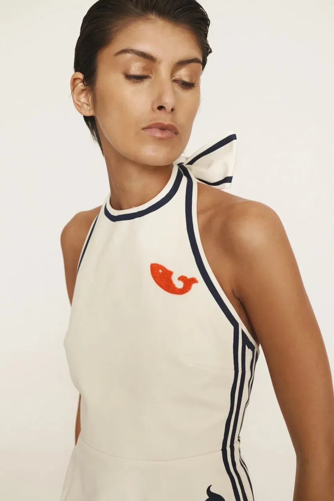 ALEMAIS Marine Mini Dress Cream 10 AU for rent on The Volte - main image