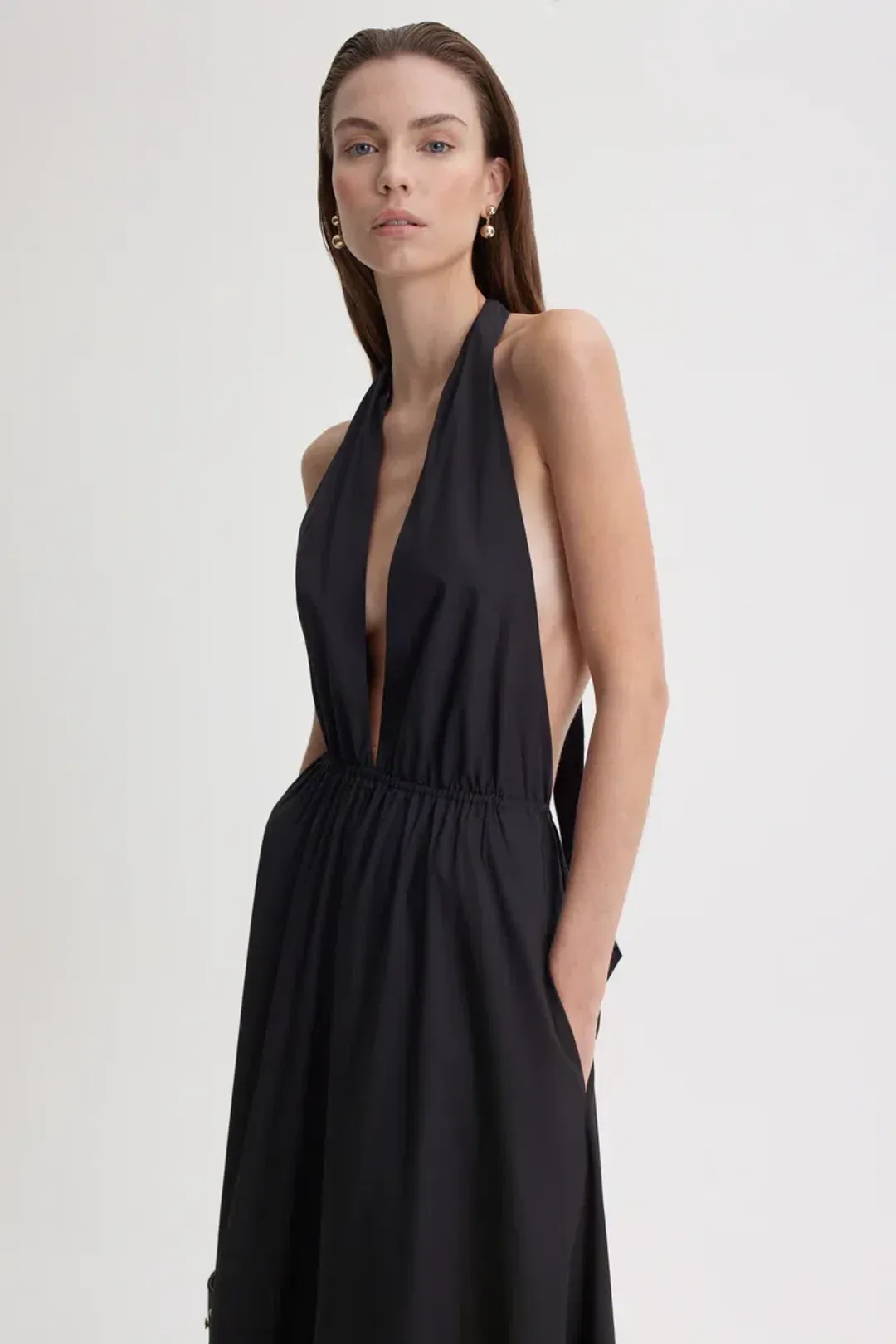 Scanlan Theodore Parachute Cotton Halter Dress Size 10  for rent on The Volte - main image
