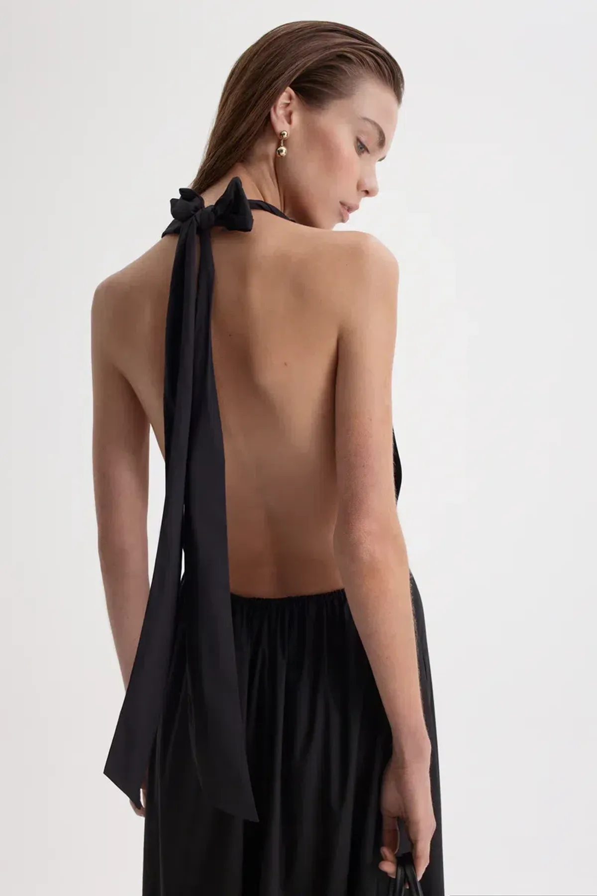 Scanlan Theodore Parachute Cotton Halter Dress Size 10  - Image 6