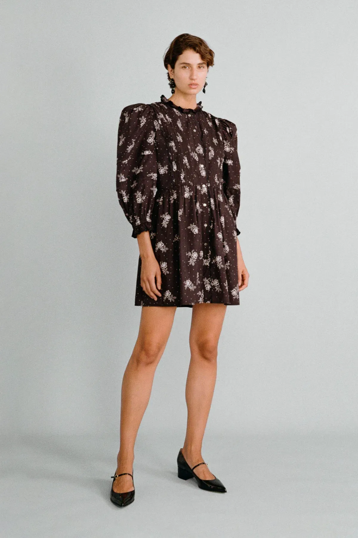 Lovaan Kitty Dress Cotton Vintage Rose Size 10  - Image 1