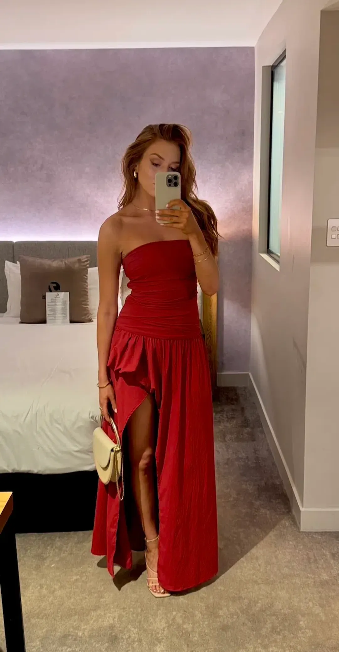 BEC & BRIDGE | DANTE STRAPLESS MAXI DRESS for rent on The Volte - main image