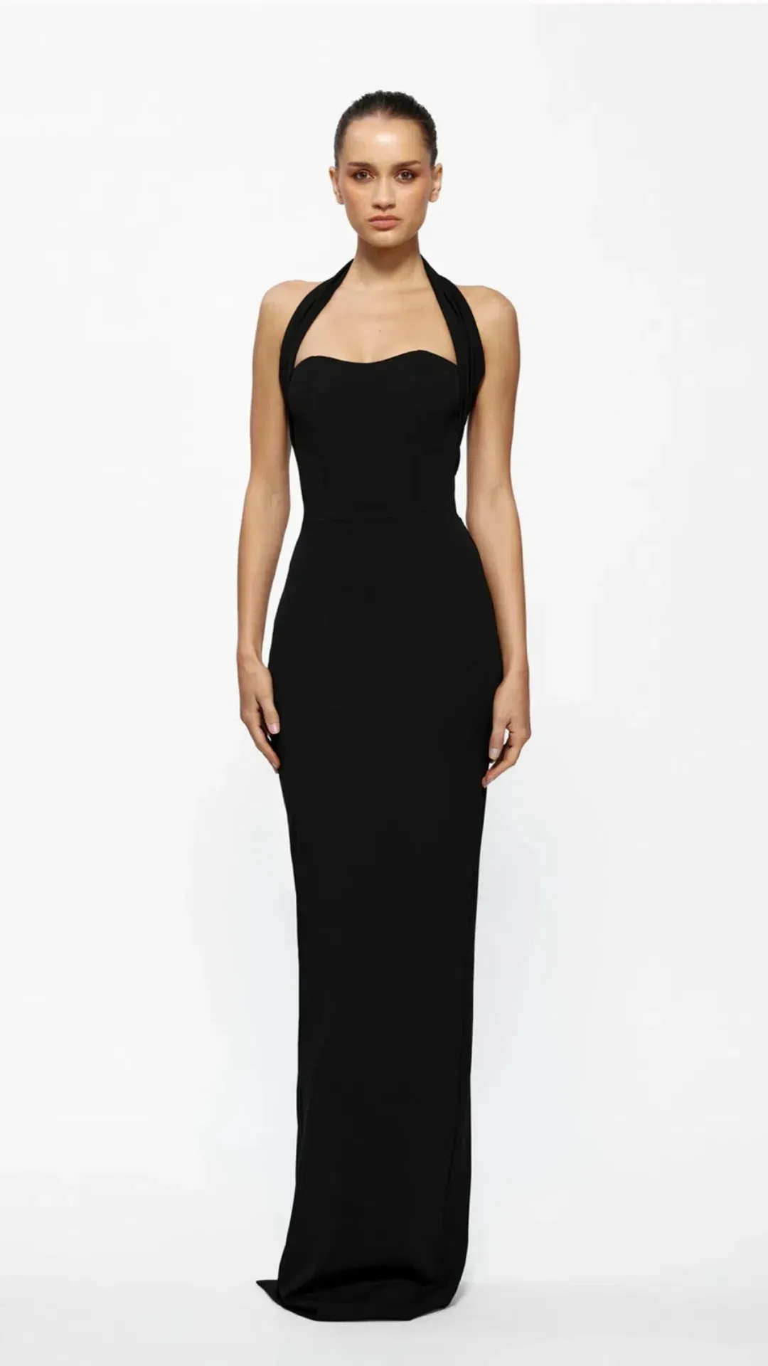 Effie Kats Marian Gown Black Size S (8) for rent on The Volte - main image