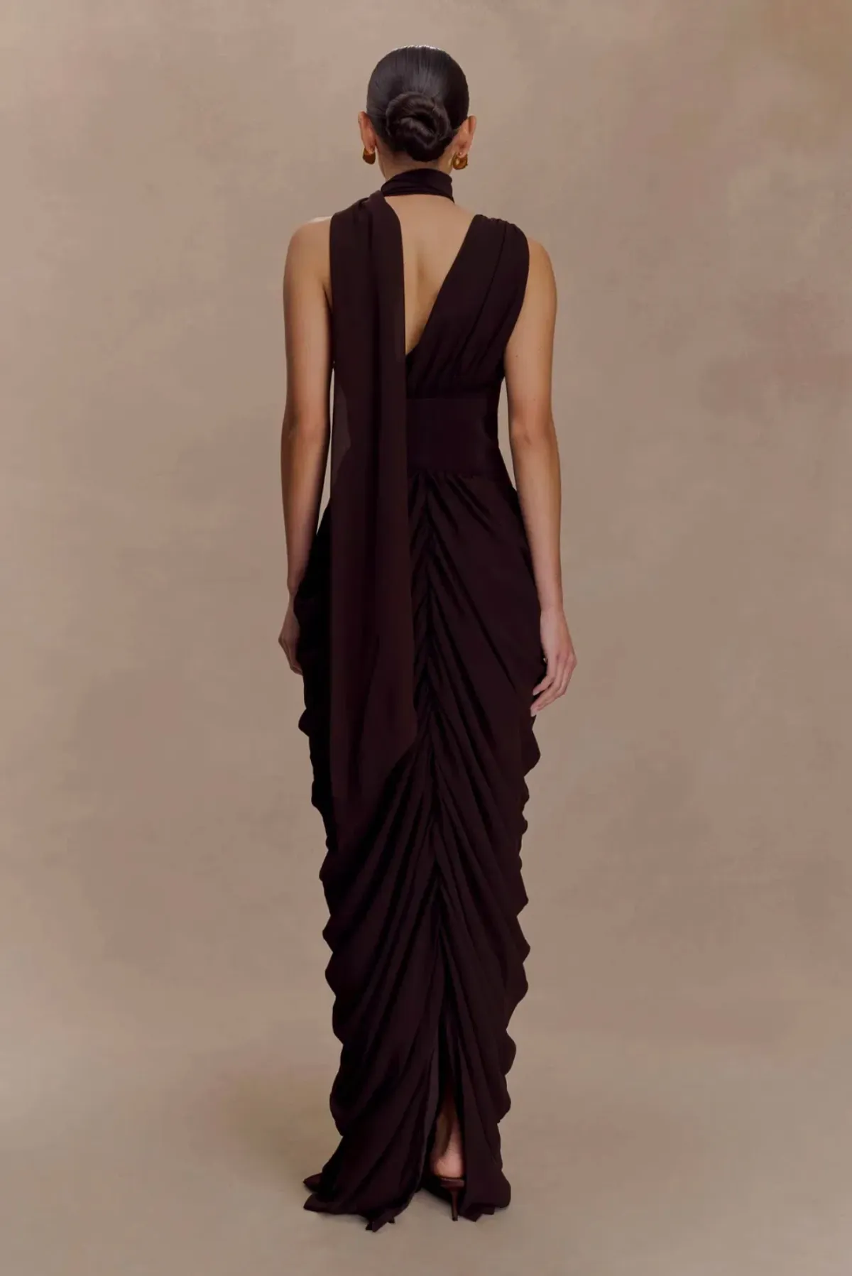 MESHKI - Alex Chiffon Maxi Dress size M - Image 2