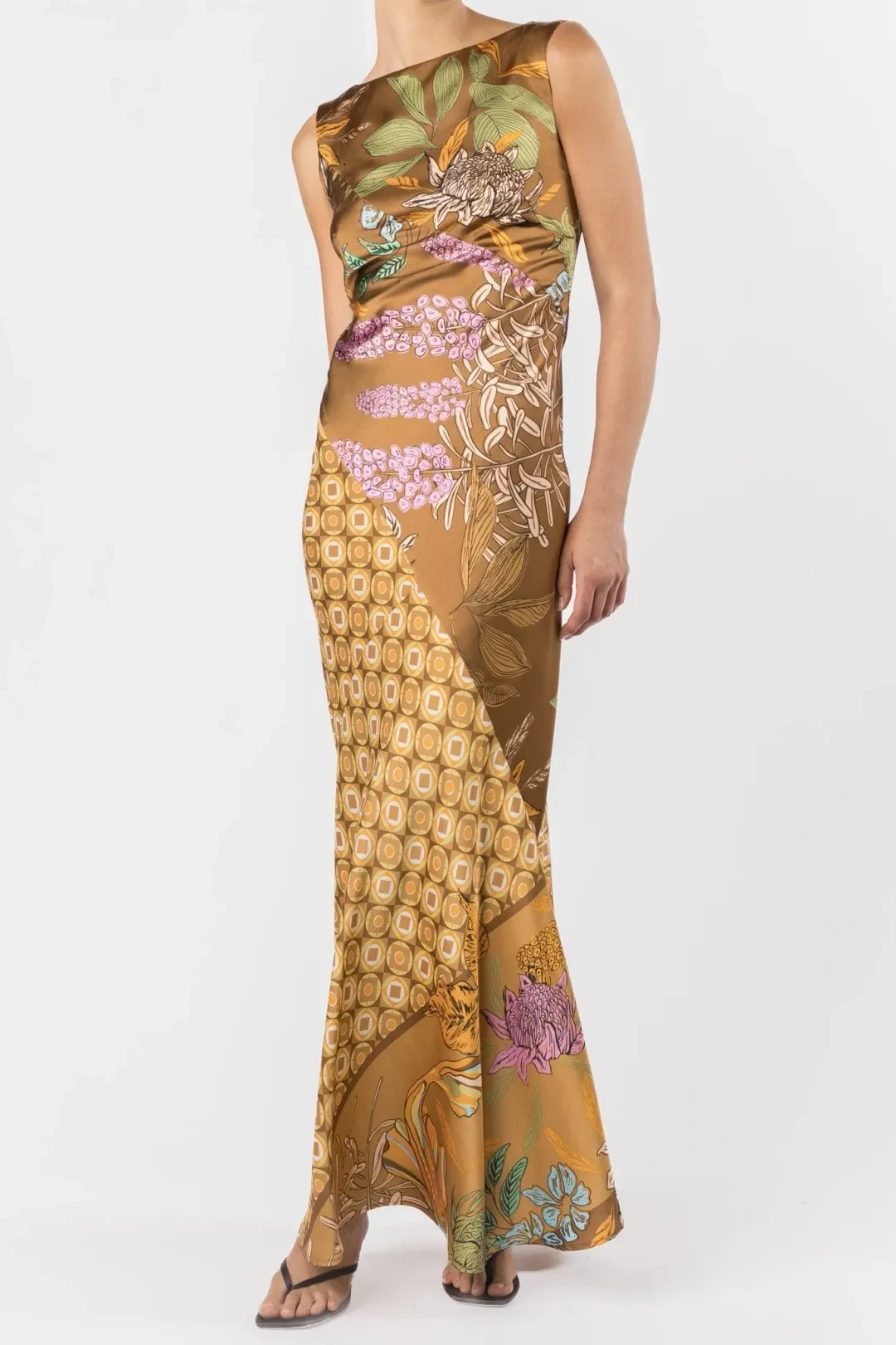 One Fell Swoop Fleur Monica Maxi-Koi No Mori Multi Size 6 for rent on The Volte - main image