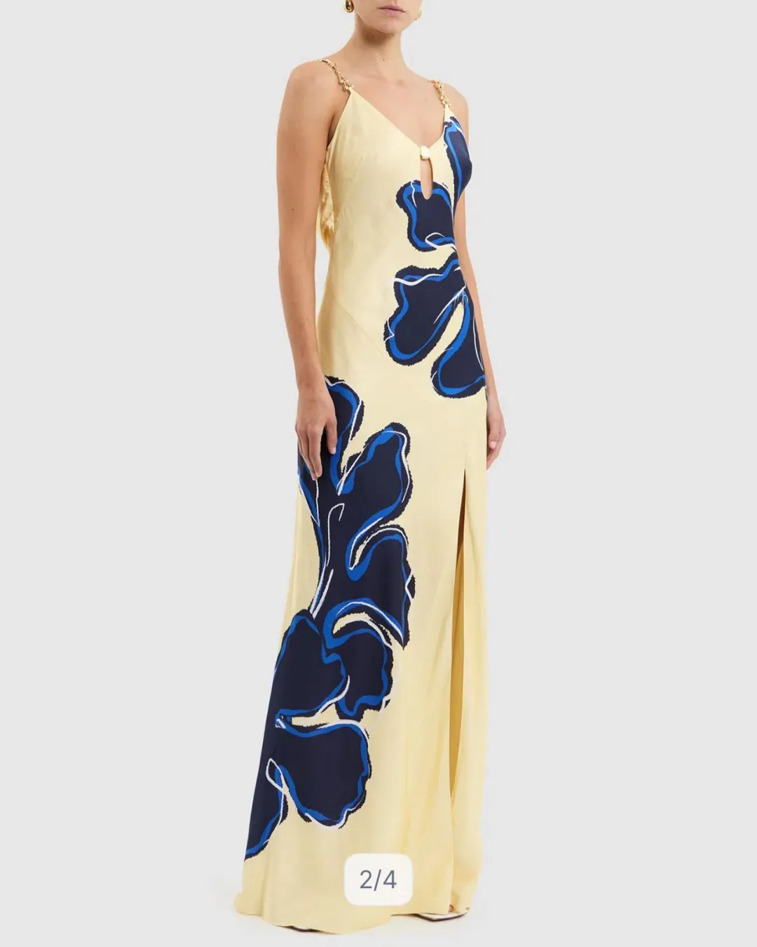 Indigo Bloom Maxi Dress for rent on The Volte - main image