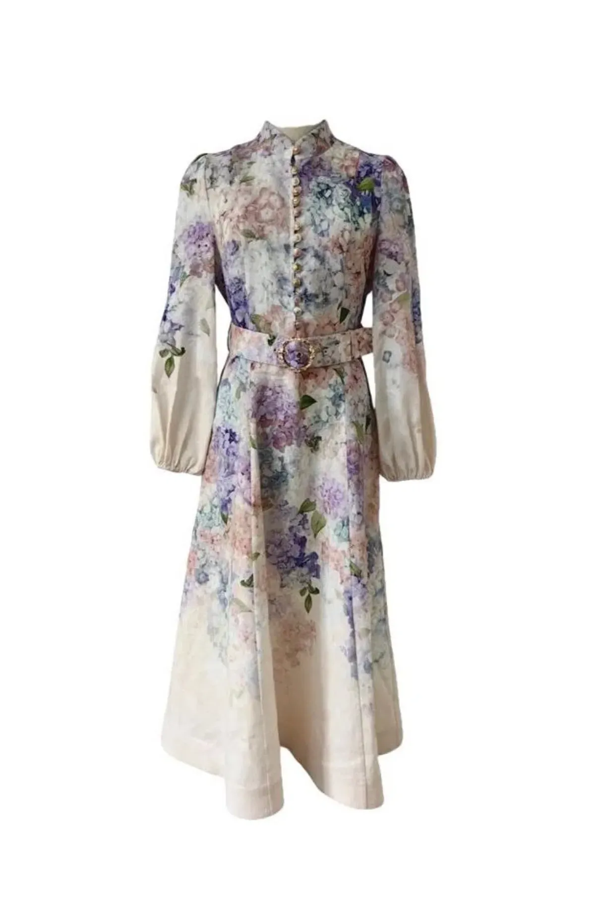ZIMMERMANN FLORAL MIDI DRESS SIZE 2 / 10 - 12 - Image 1