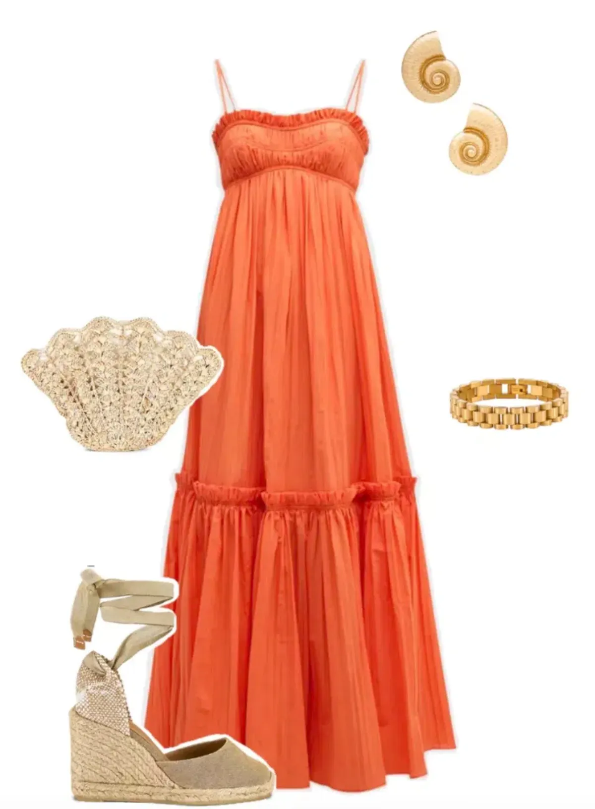 ACLER Dartnell Tiered Maxi Size 6 - Image 1