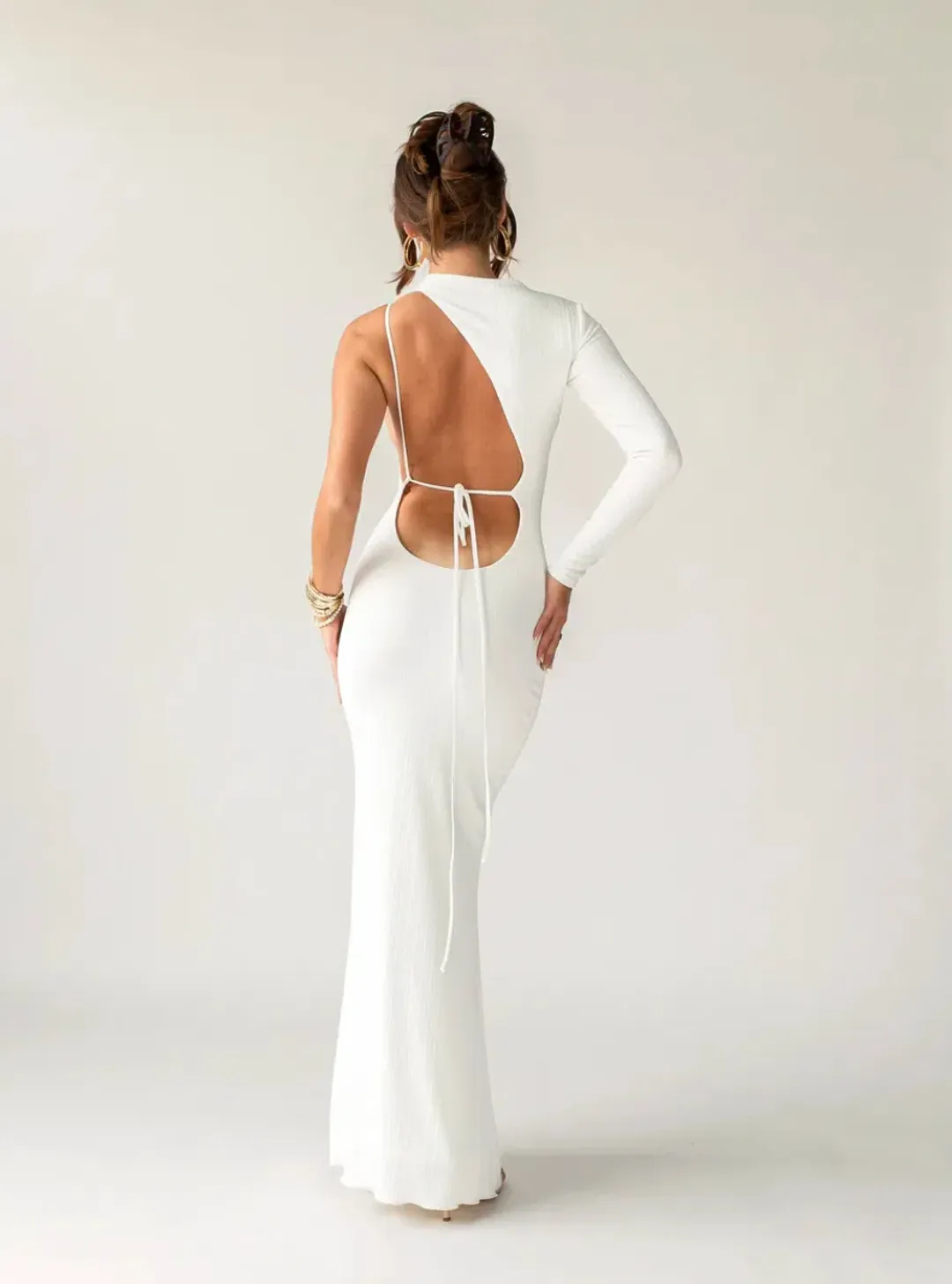 Arcina Ori Estelle Dress White Size 12/L for rent on The Volte - main image