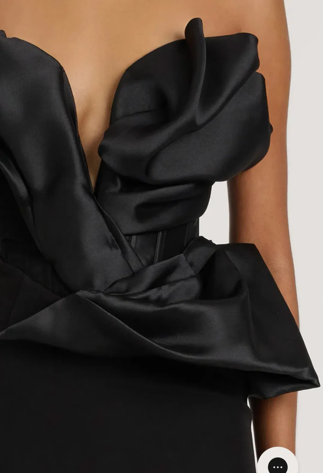 Eliya the Label Auri Gown black XS for rent on The Volte - main image