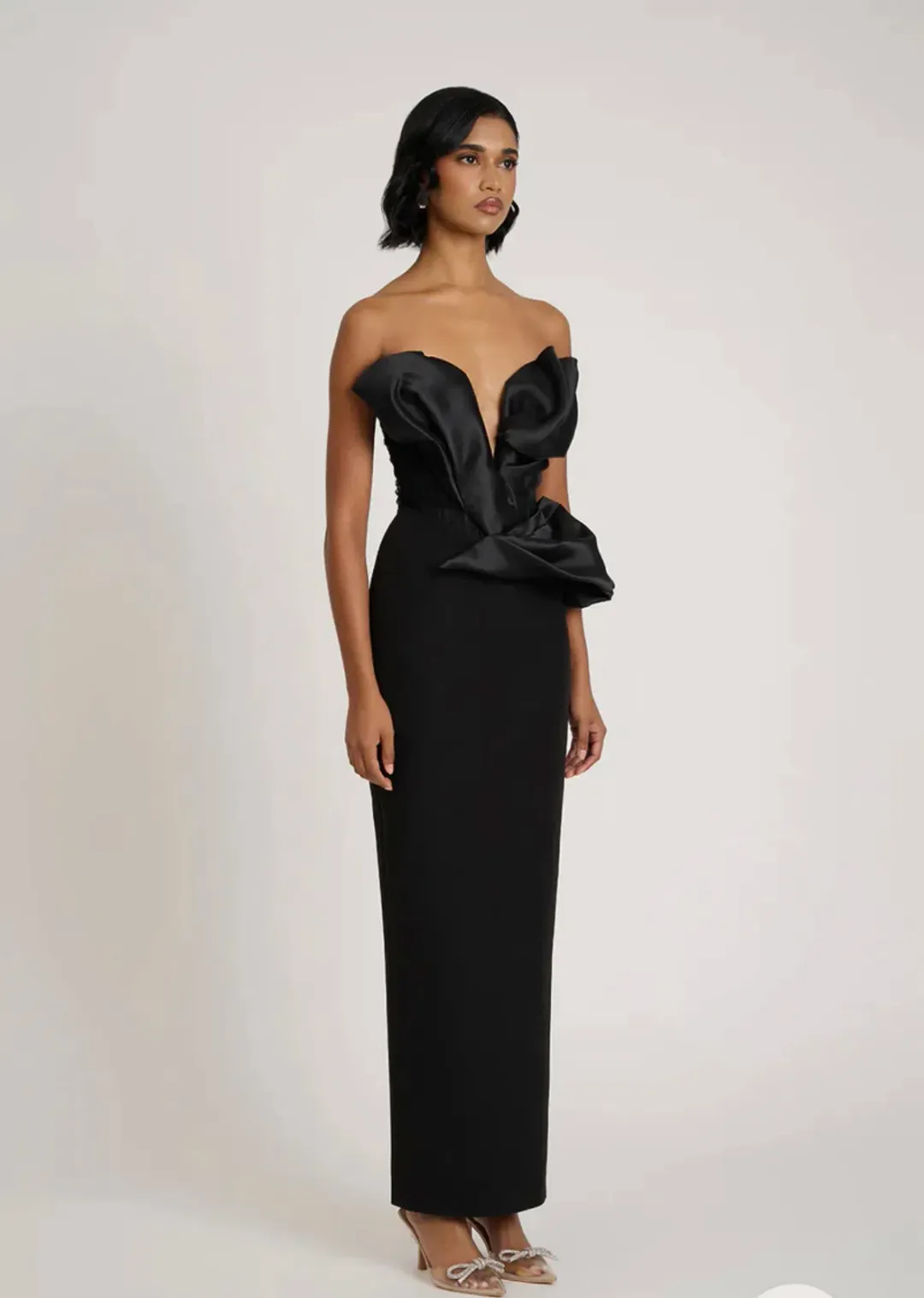 Eliya the Label Auri Gown black XS for rent on The Volte - main image