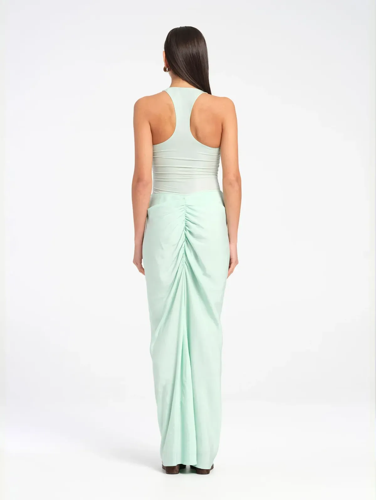 BENNI JADE MAXI DRESS IN BLEACHED AQUA AU 8 - Image 2