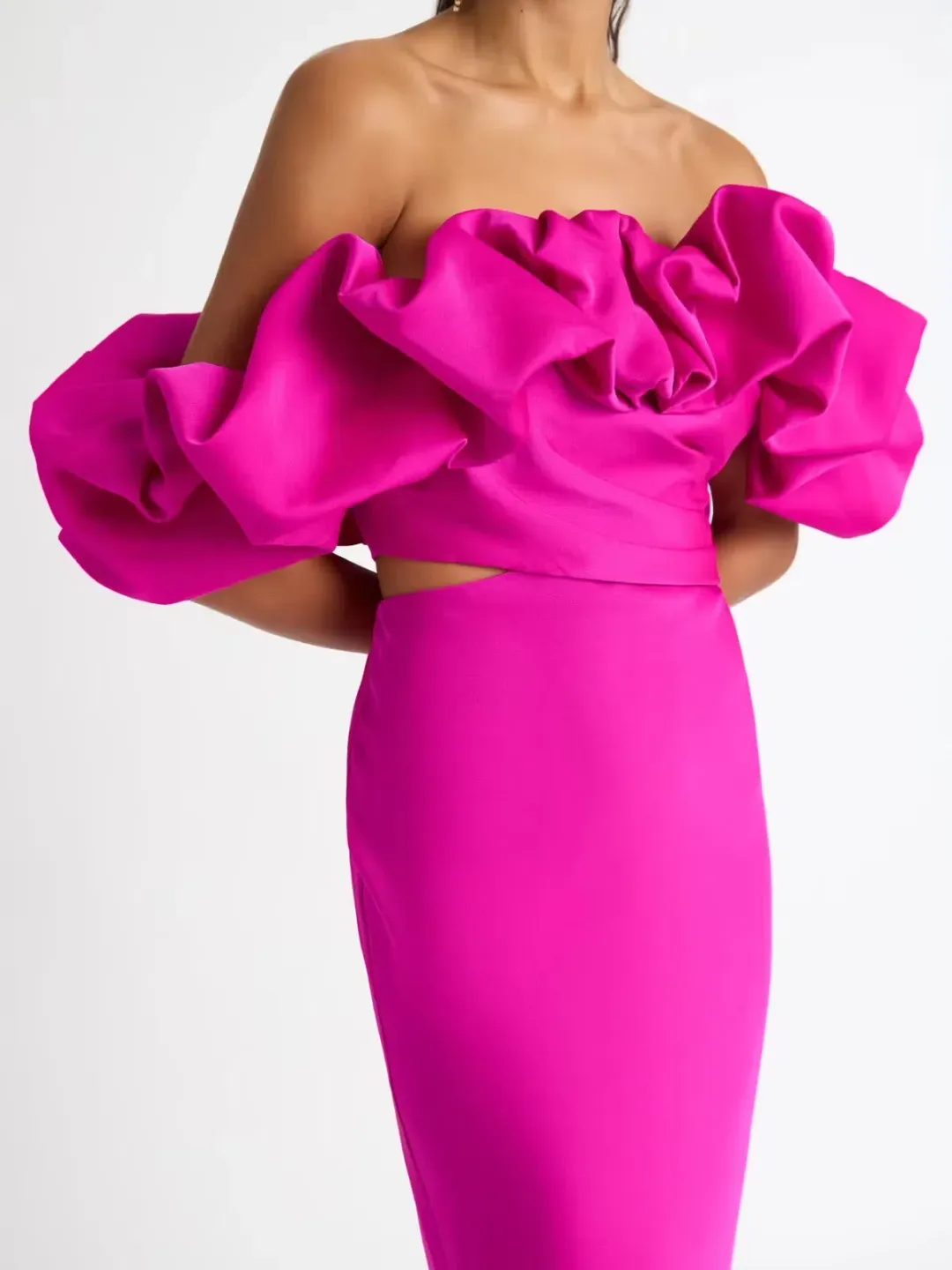 Sheike Margot Maxi Dress Pink Size AU 6 / XS for rent on The Volte - main image