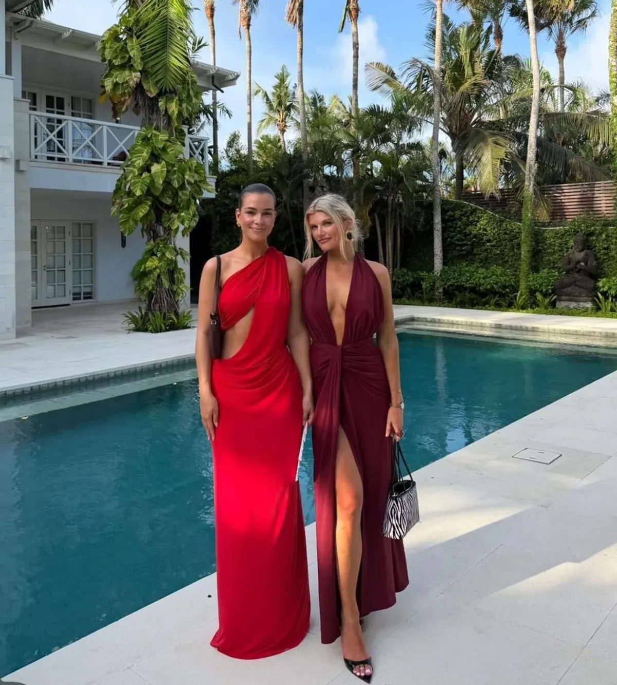 MISHA Collection The Solstice Cupro Dress in Cherry Red Size S / 8 AU - Image 9